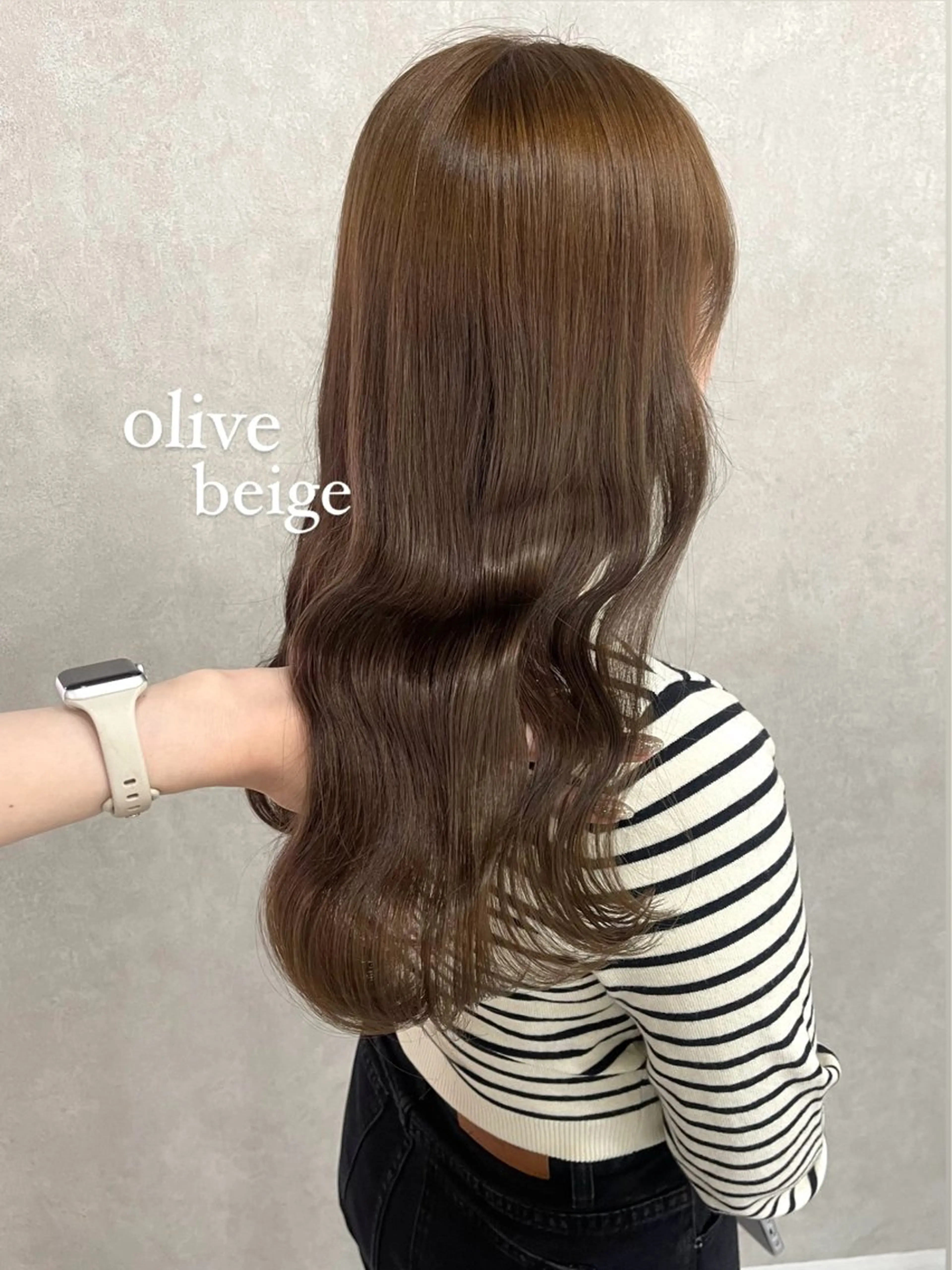 ロング カラー カット ヘアカラー トリートメント 盛れる顔まわり✨🎀 レイヤー別所好葉のヘアスタイル