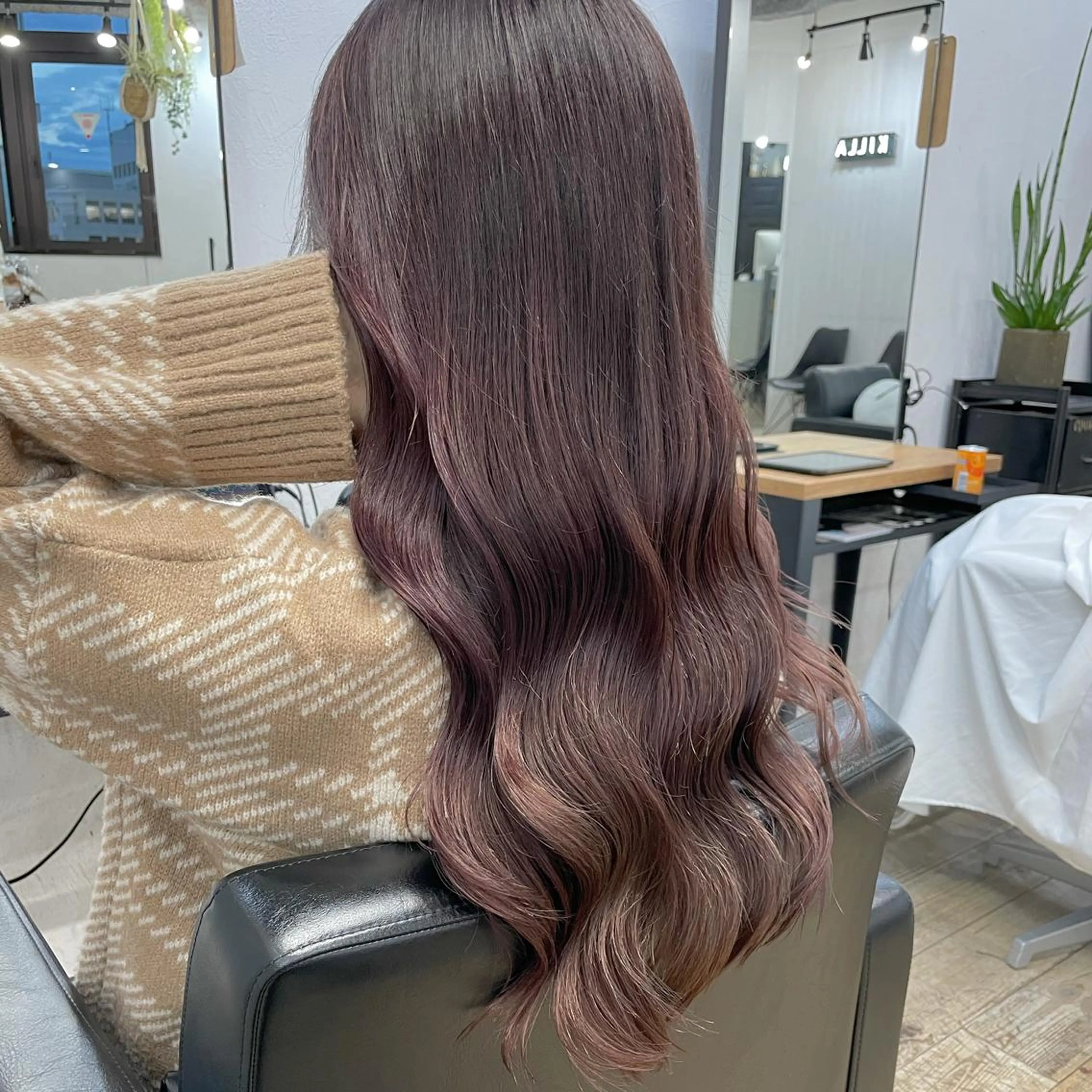 ロング カラー ヘアアレンジ 北間 寛哉のヘアスタイル
