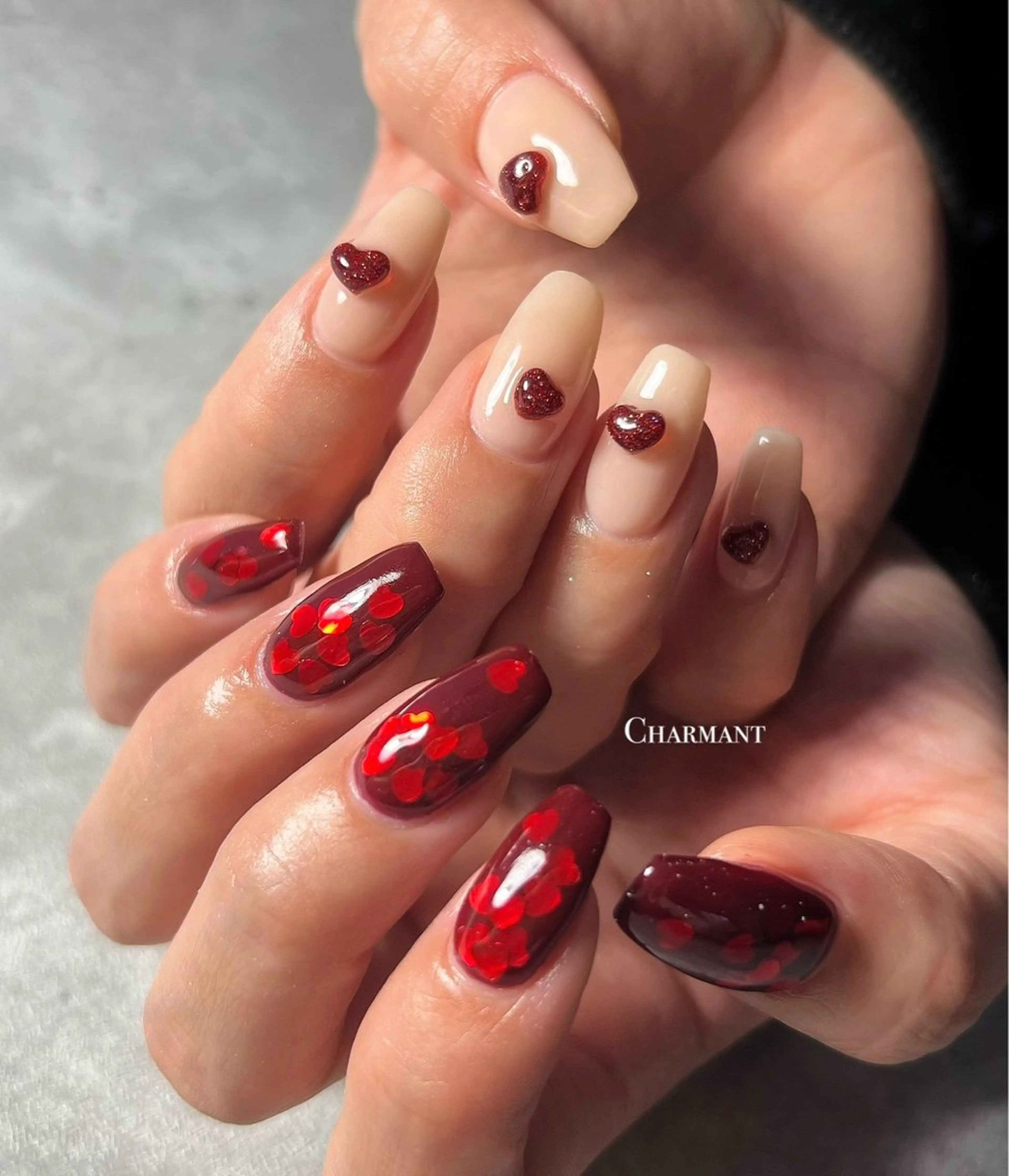 ネイル ハンドネイル Minako 【Charmant】のネイルデザイン