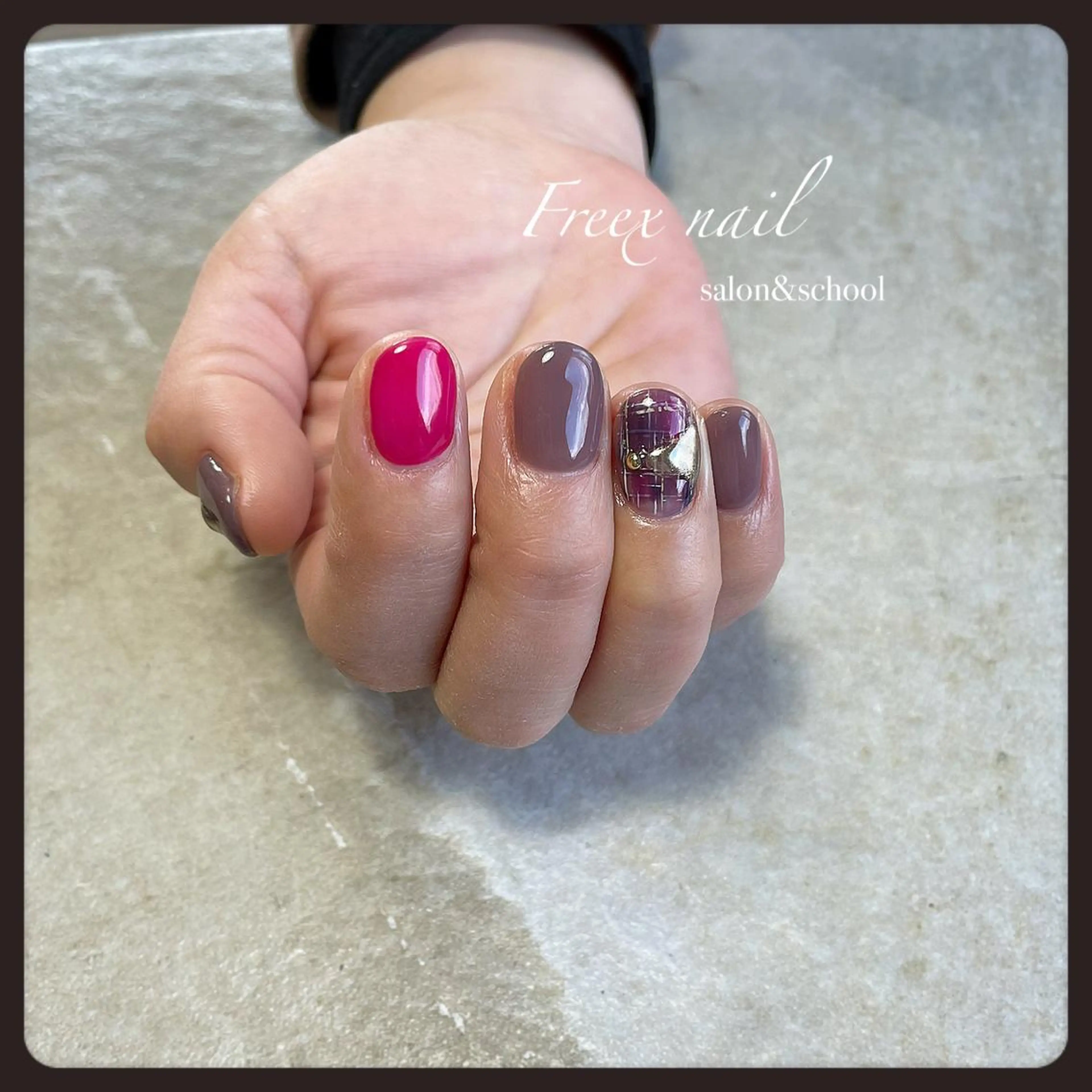 ネイル ハンドネイル ハンドケア freex nail /ニュアンス/個性派のネイルデザイン