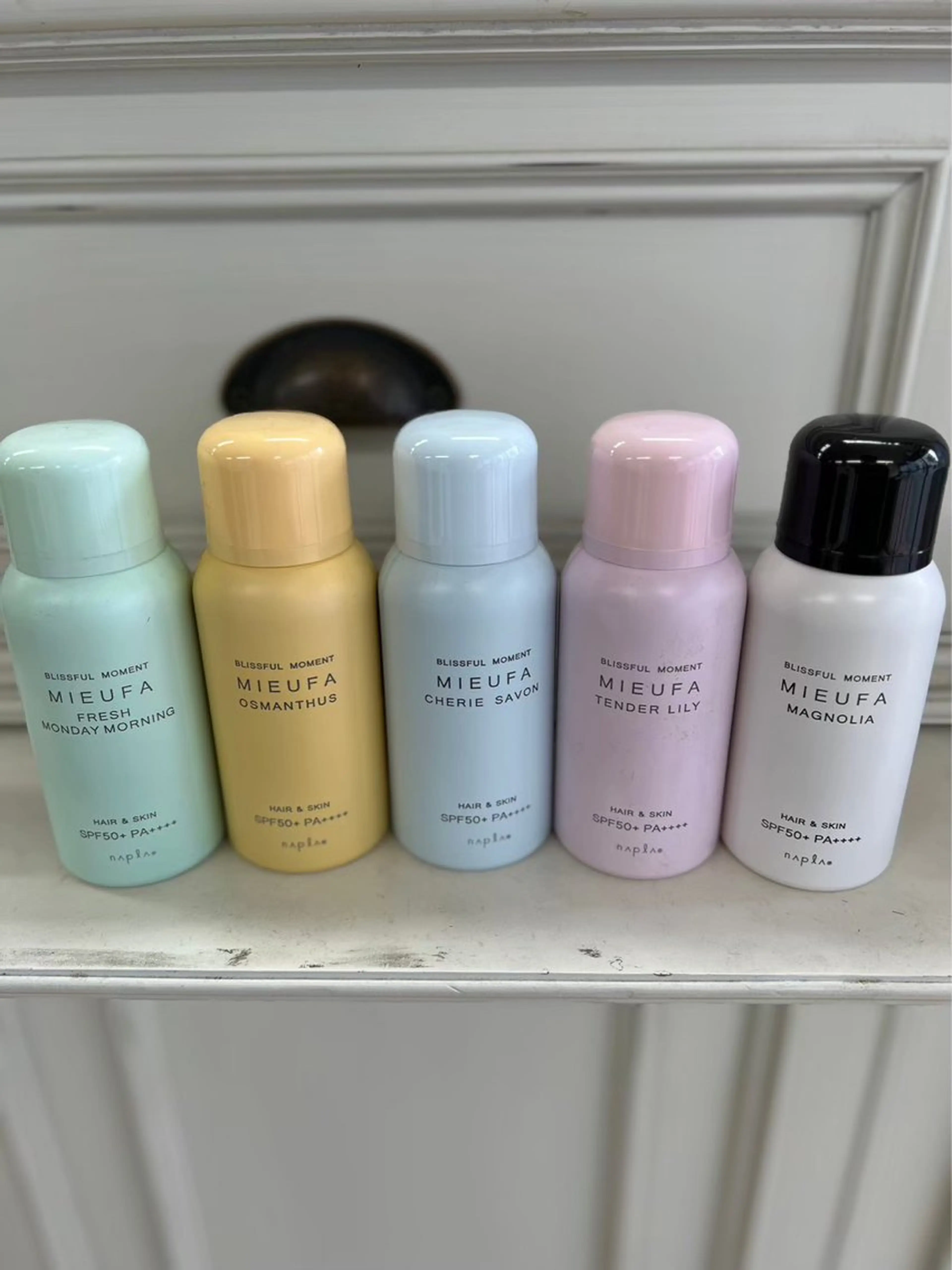 髪の毛にも体にも使える✌️ミーファUVスプレー付き＋似合わせカット♪の写真