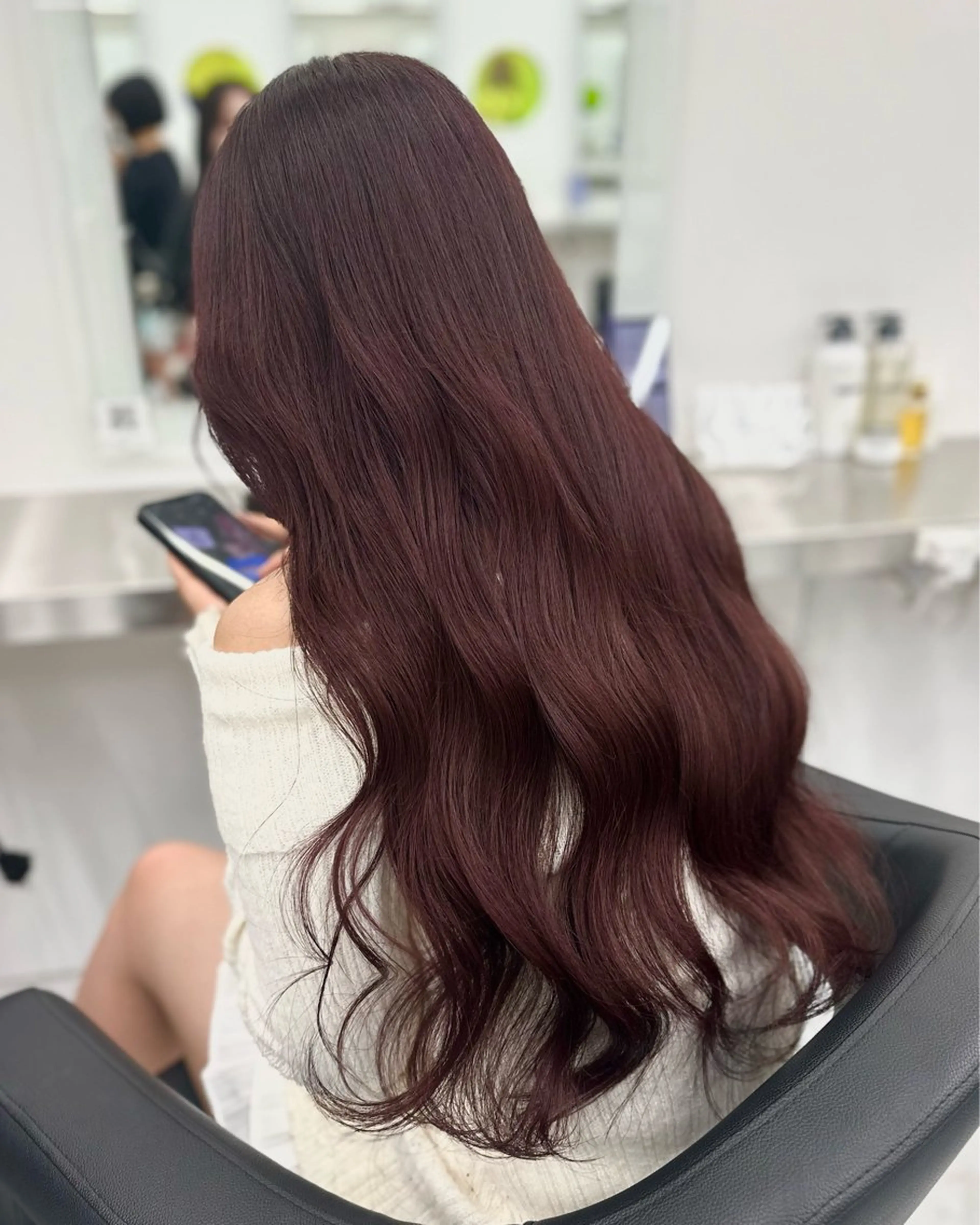 ロング 🤍韓国艶ワンホン ヘアMAYU🤍のヘアスタイル