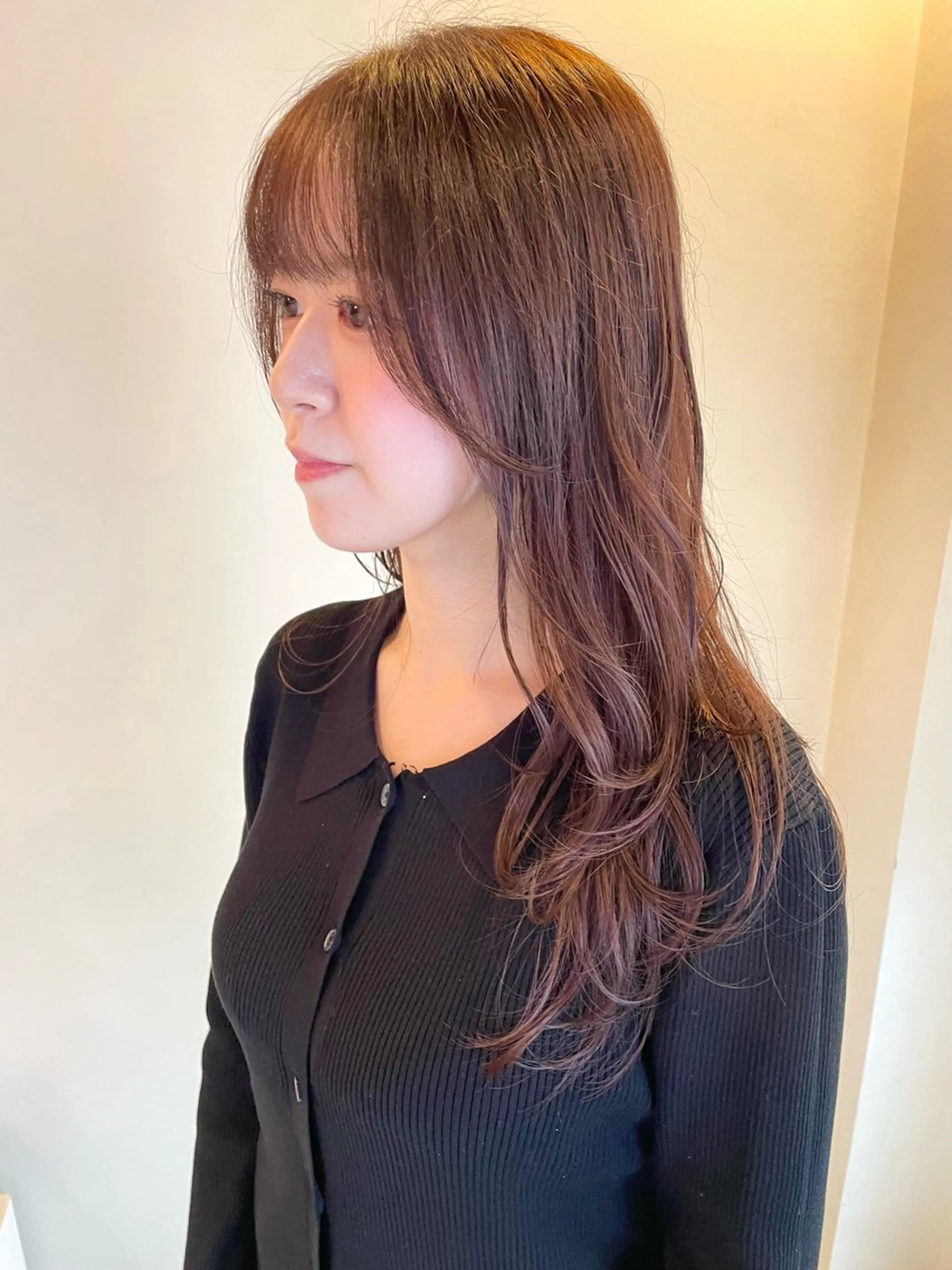 セミロング レイヤーカット カット ヘアカラー トリートメント 🎧倉持 来希🎧のヘアスタイル