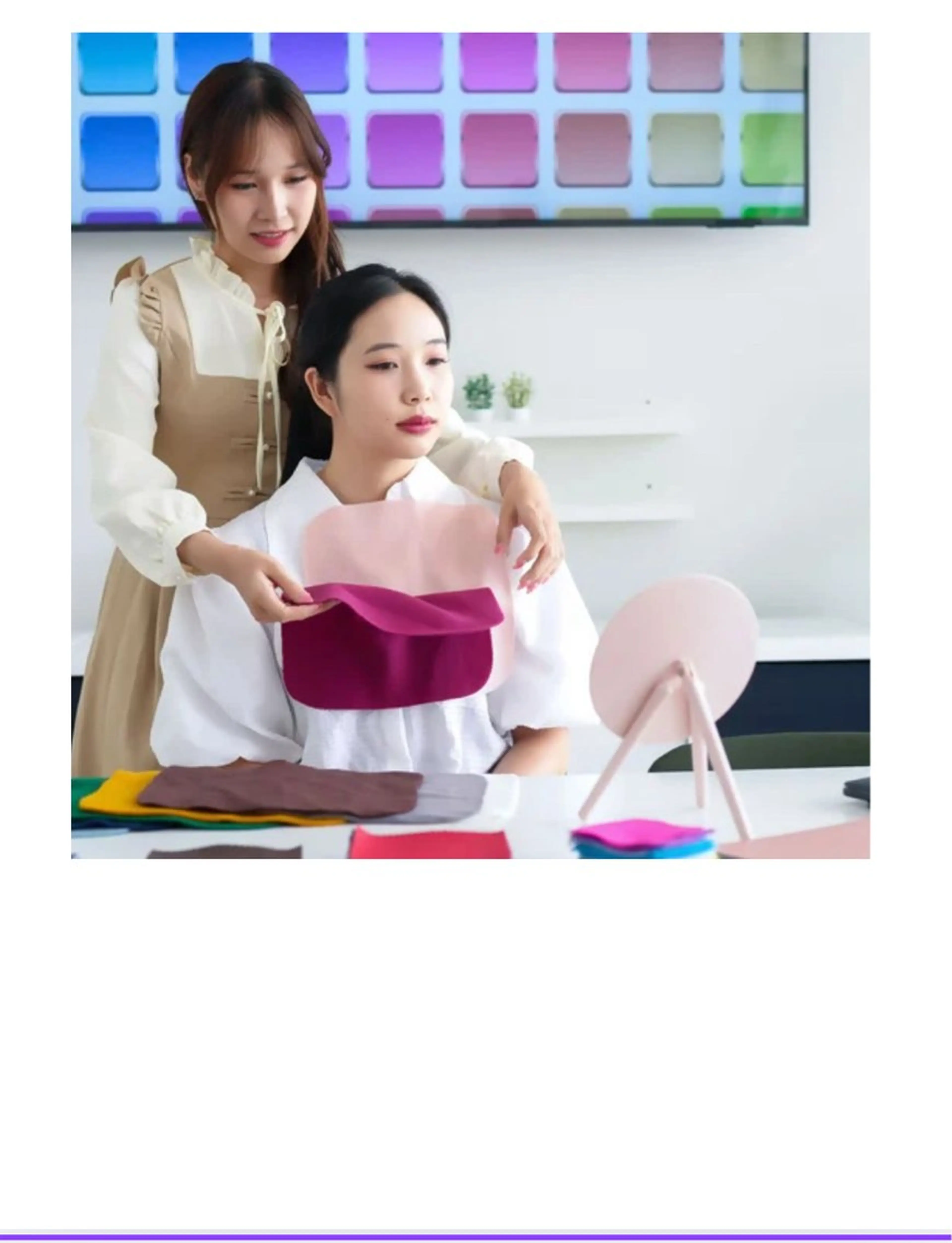 ✨ 4月末までキャンペーンあと　1組限定‼️【トリプル診断】パーソナルカラー診断✖️骨格診断🦴✨の写真