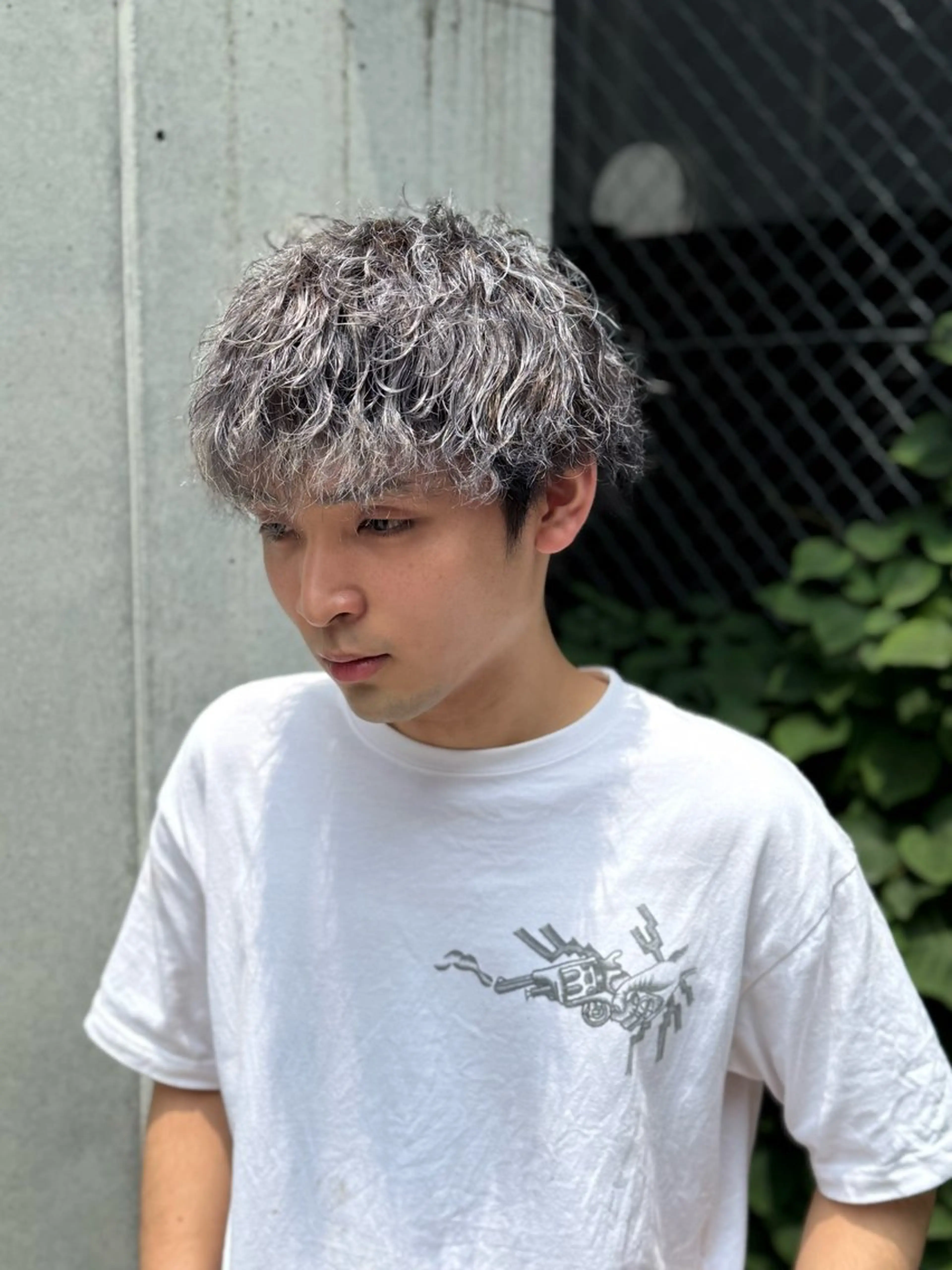 カラー メンズ メンズブリーチ ブリーチ ケアブリーチ Harris　表参道・外苑前・青山　表参道本店所属・艶カラー/ハイトーン /アレンジ/meiのヘアスタイル