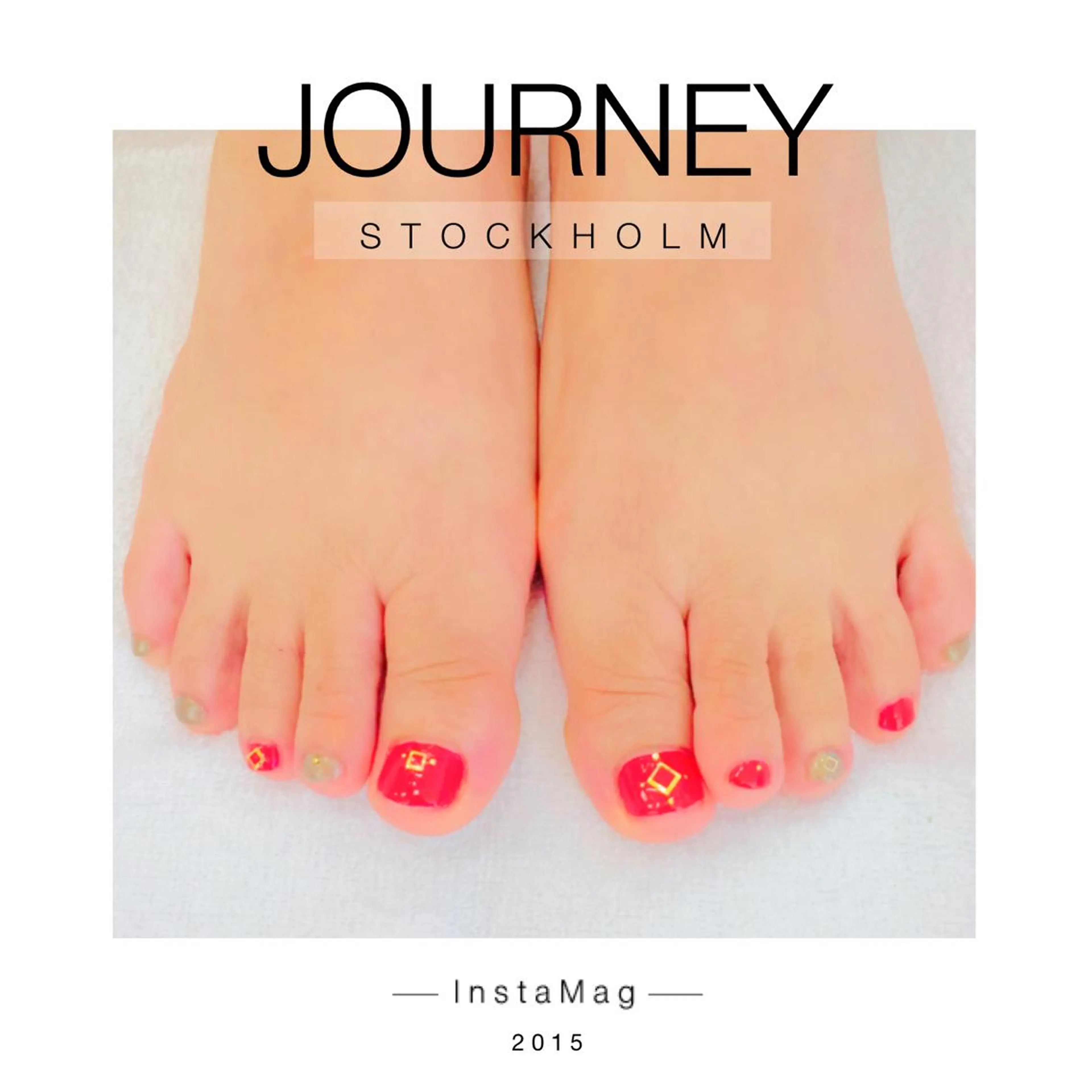 ネイル フットネイル 赤色 Ly   hair（リーヘア）所属・Lyhair🦊🎀 AKIのヘアスタイル