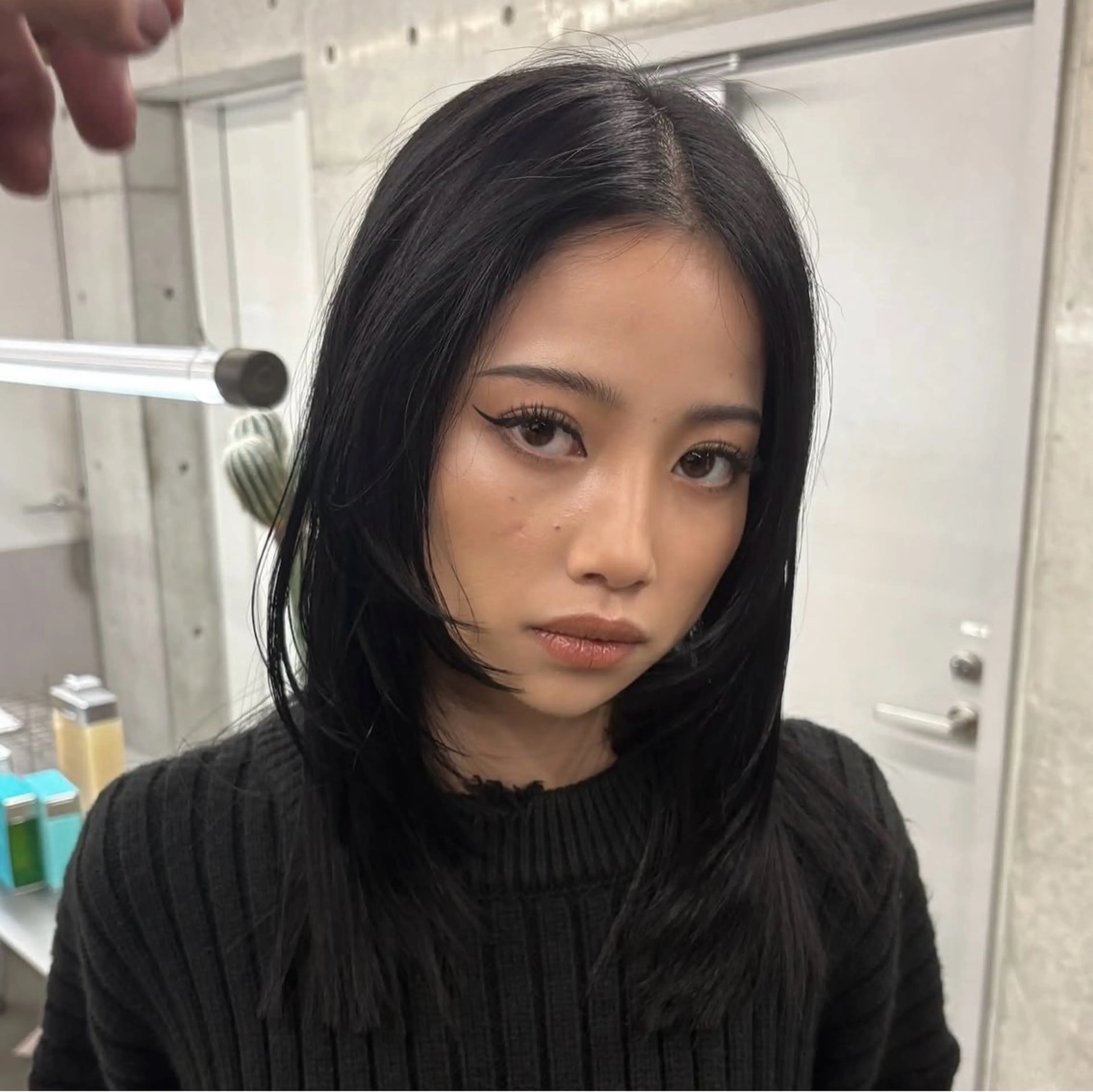ミディアム トリートメント フジイ トワのヘアスタイル
