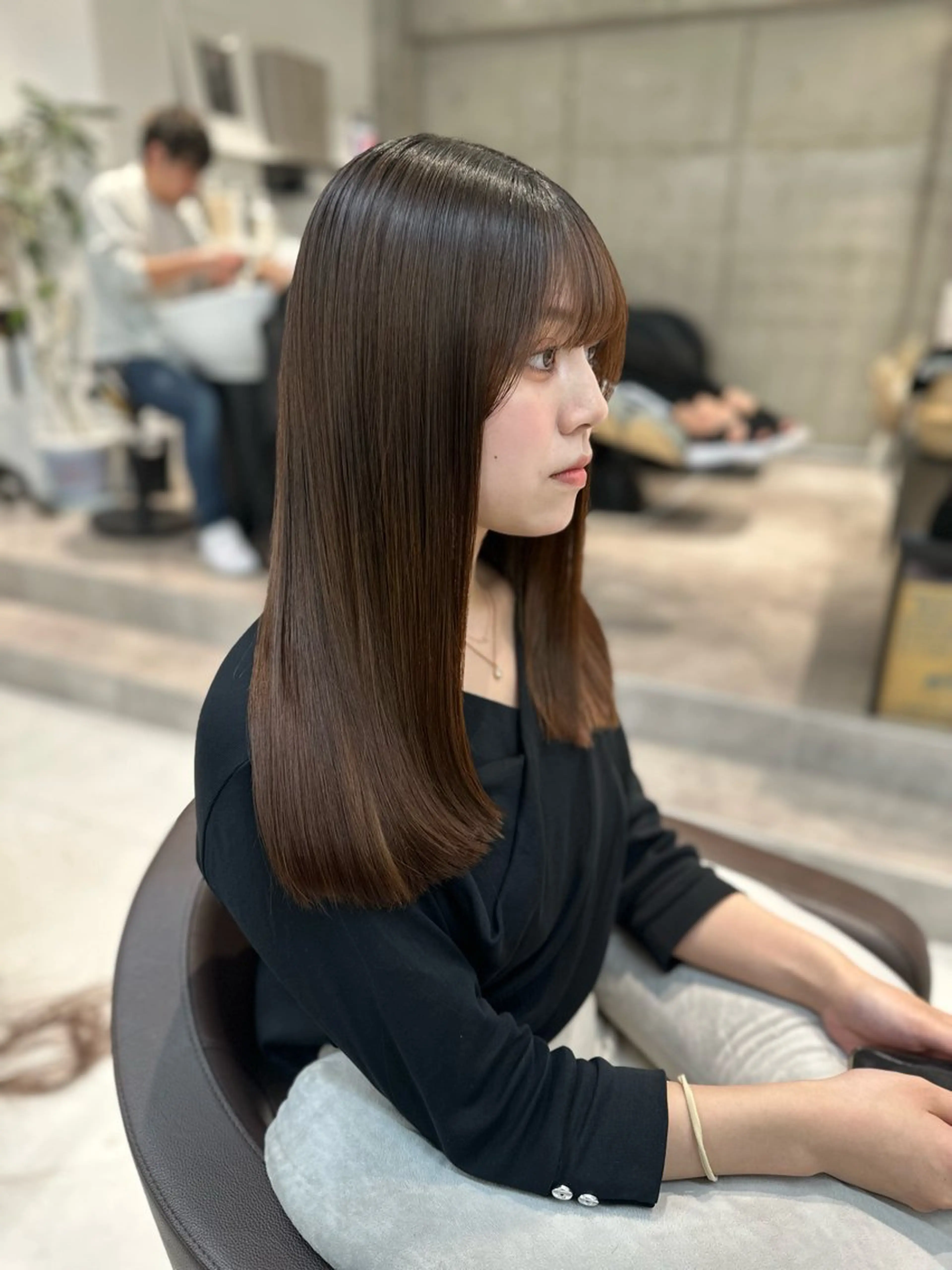 ロング 山崎結菜 髪質改善💎のヘアスタイル