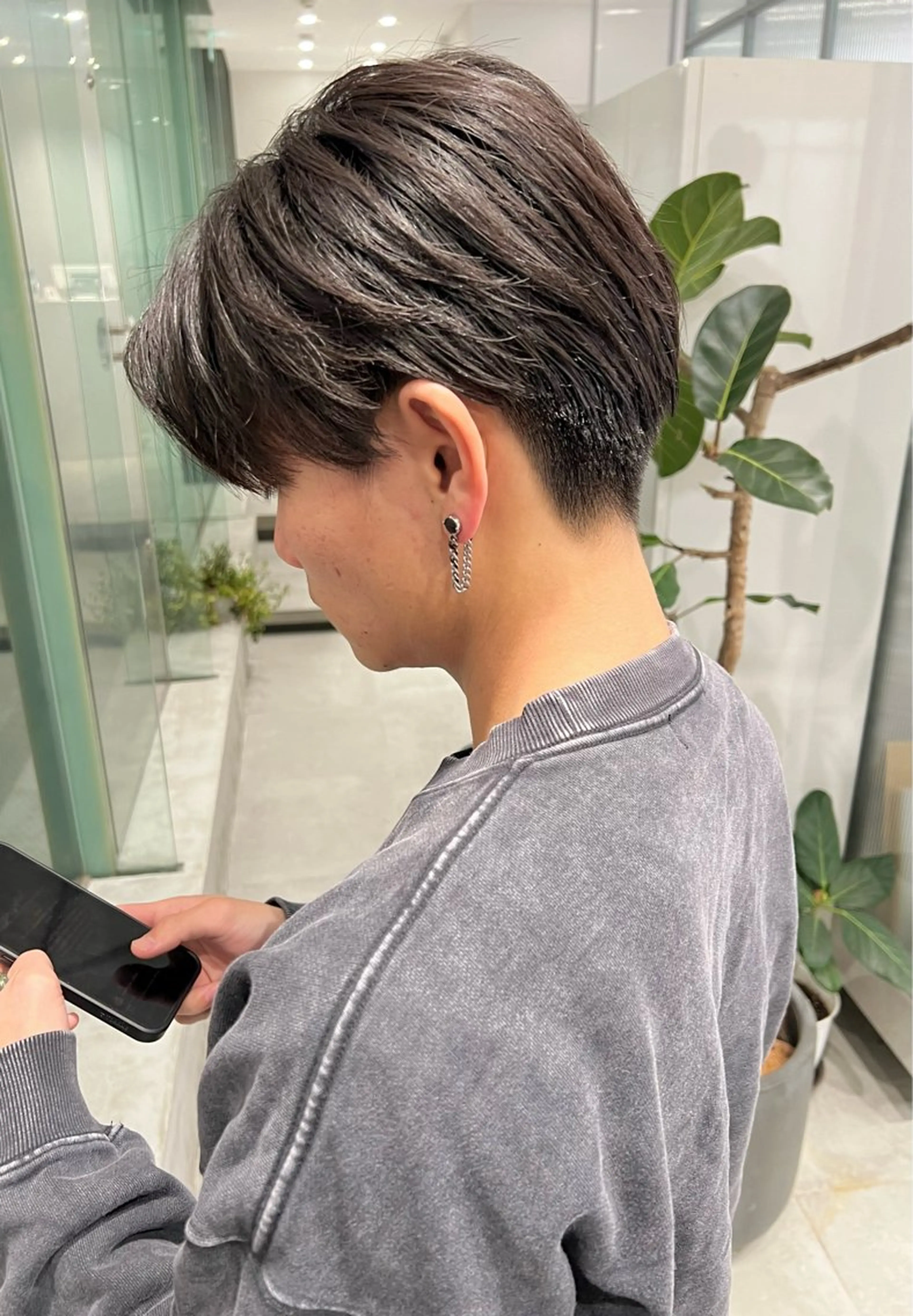 メンズ 透明感カラー/メンズ カット/Runaのヘアスタイル