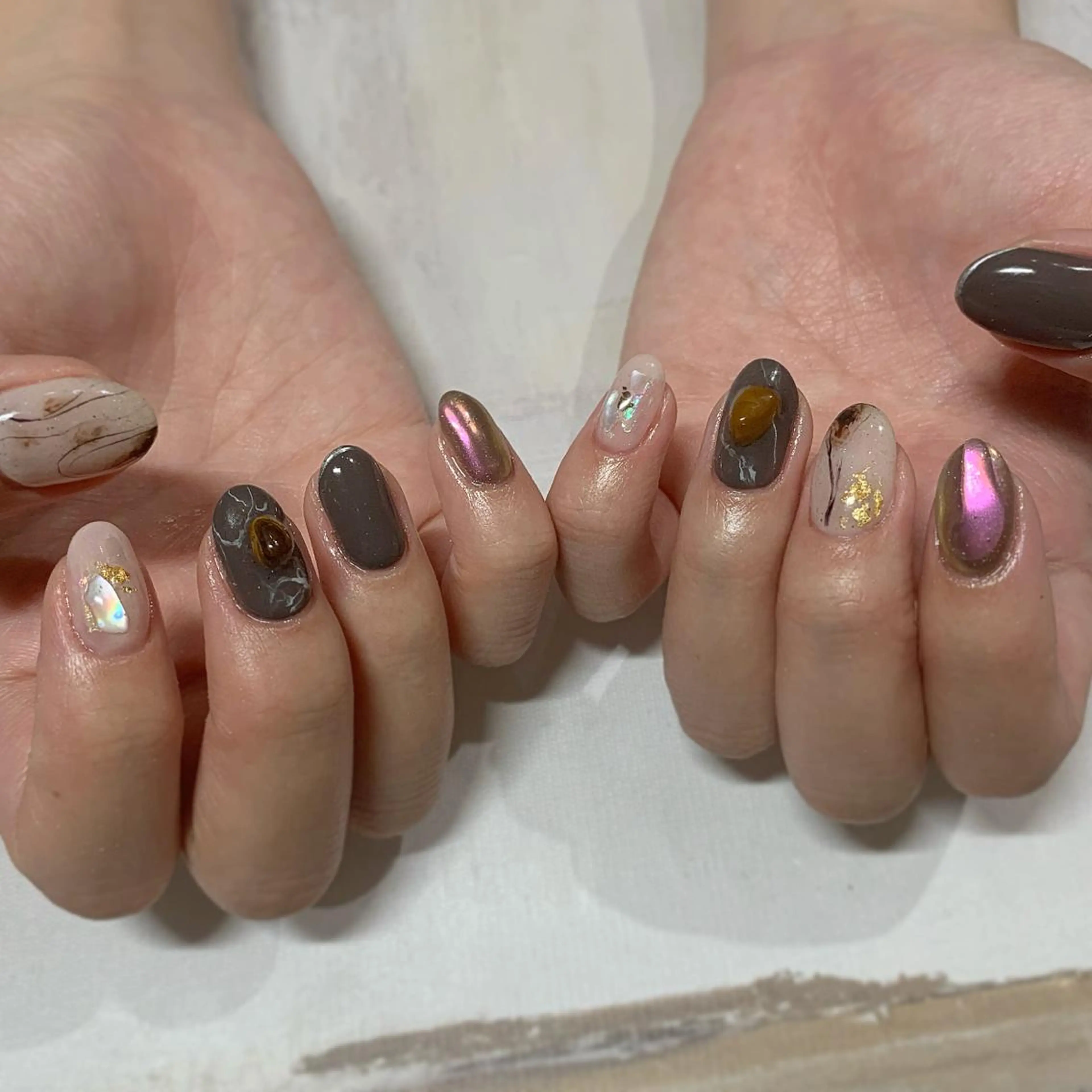 ネイル ハンドネイル ハンドケア lylynail YUUKAのネイルデザイン