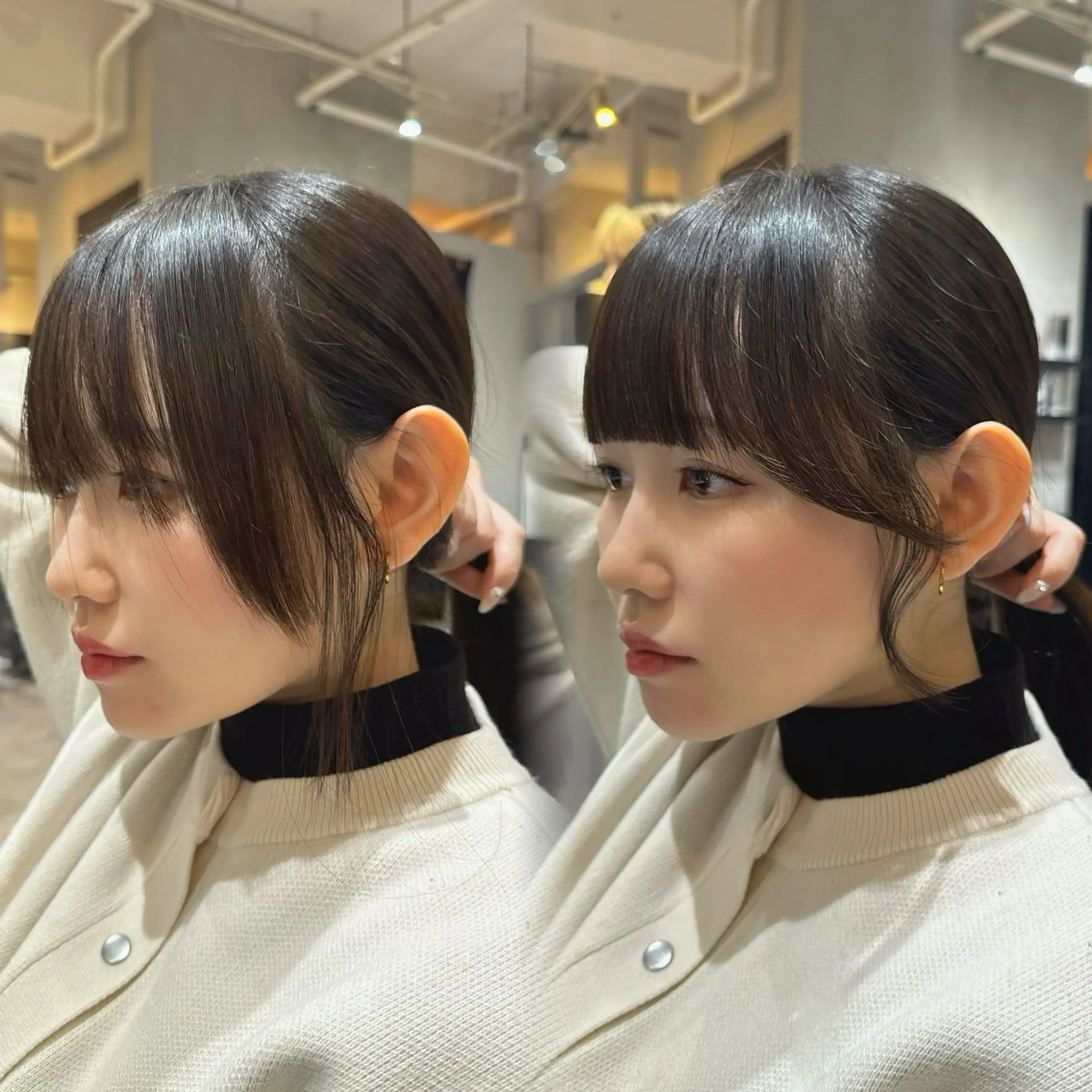 ロング カット ヘアカラー トリートメント 透明感×エクステ× 前髪,顔周り そうまのヘアスタイル