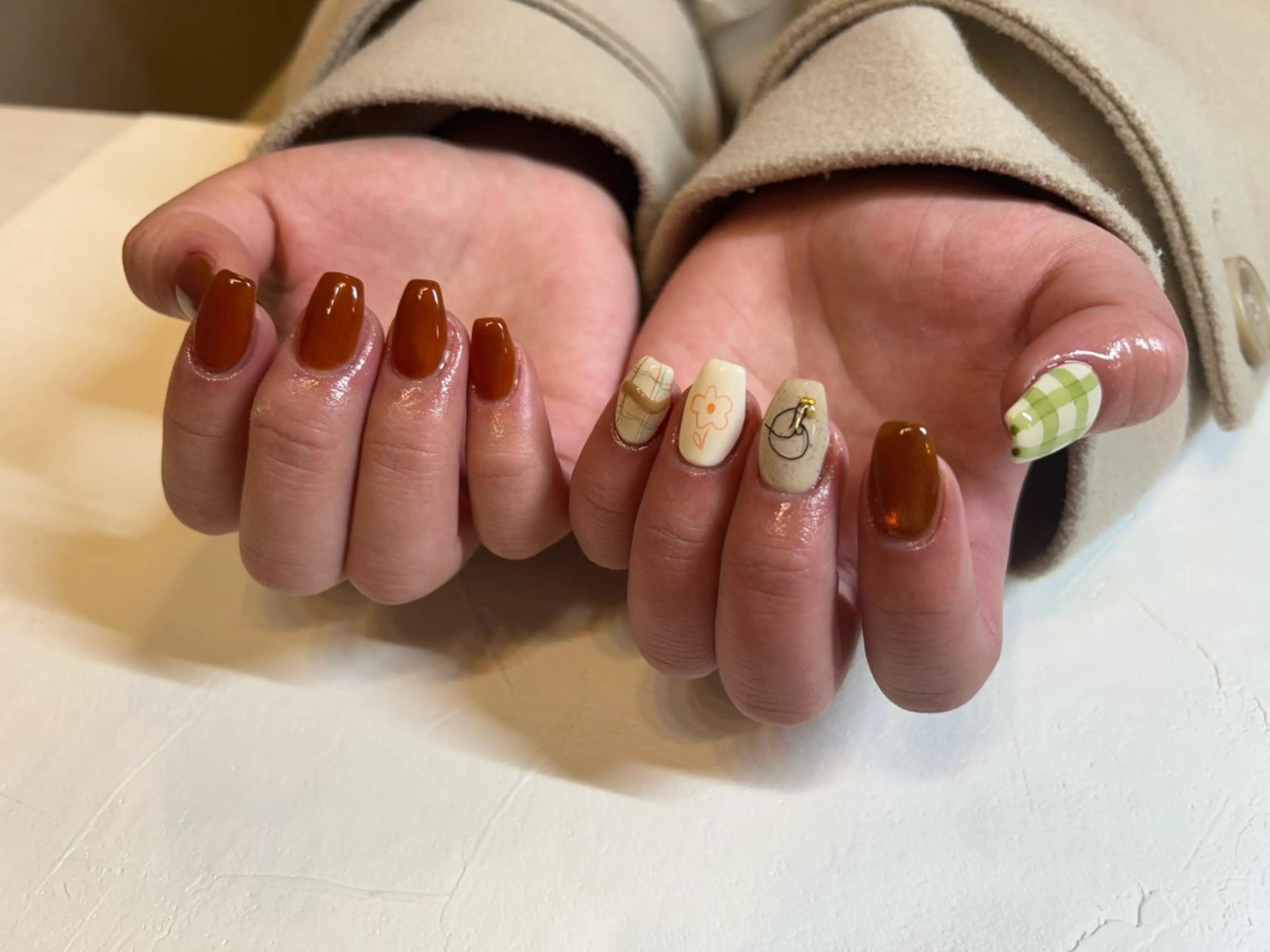 ネイル mark by 7 LOOKS yukaのネイルデザイン