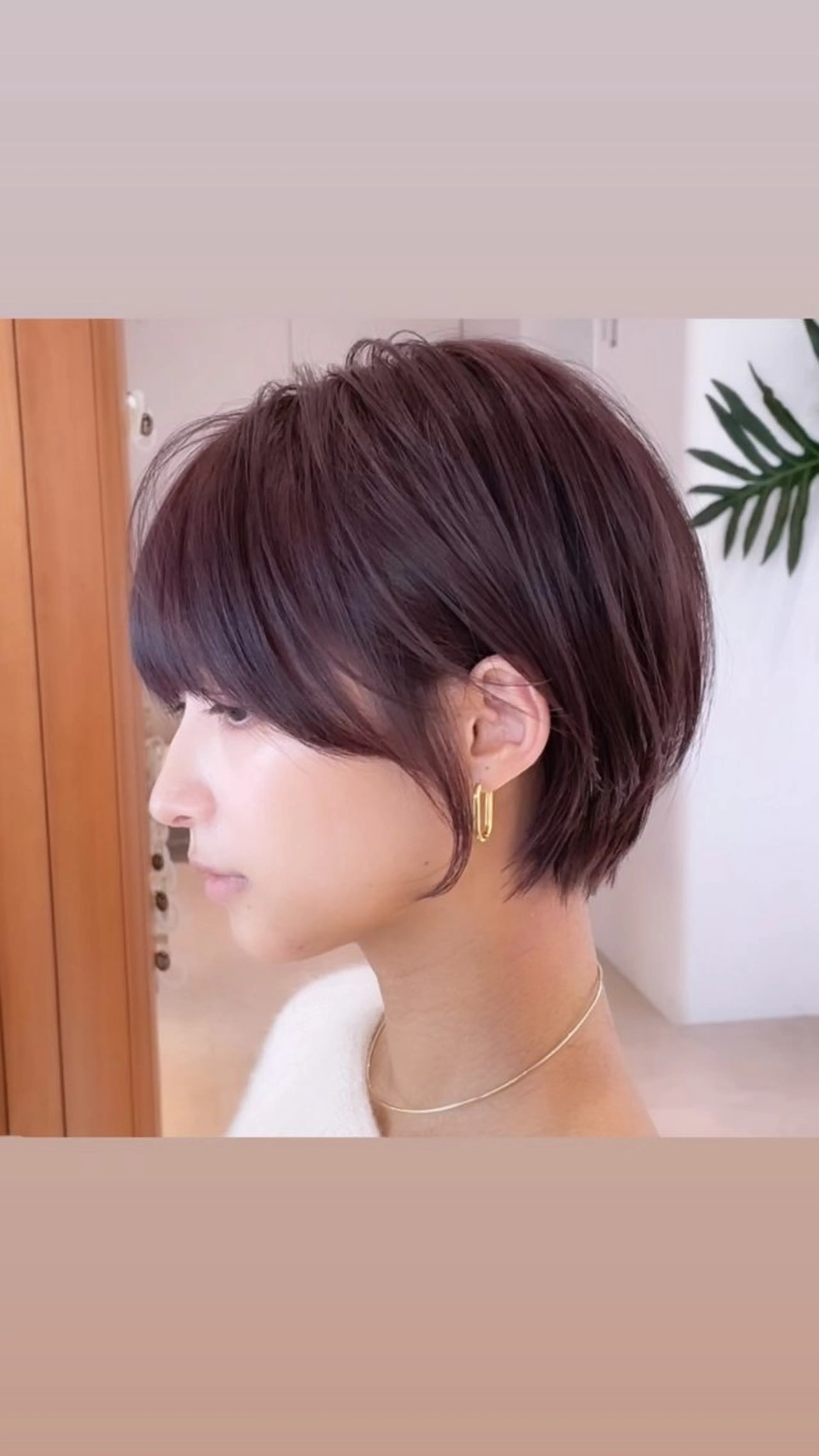 ショート カラー カット ヘアカラー トリートメント 田中航平/渋谷ボブ/ レイヤーボブのヘアスタイル