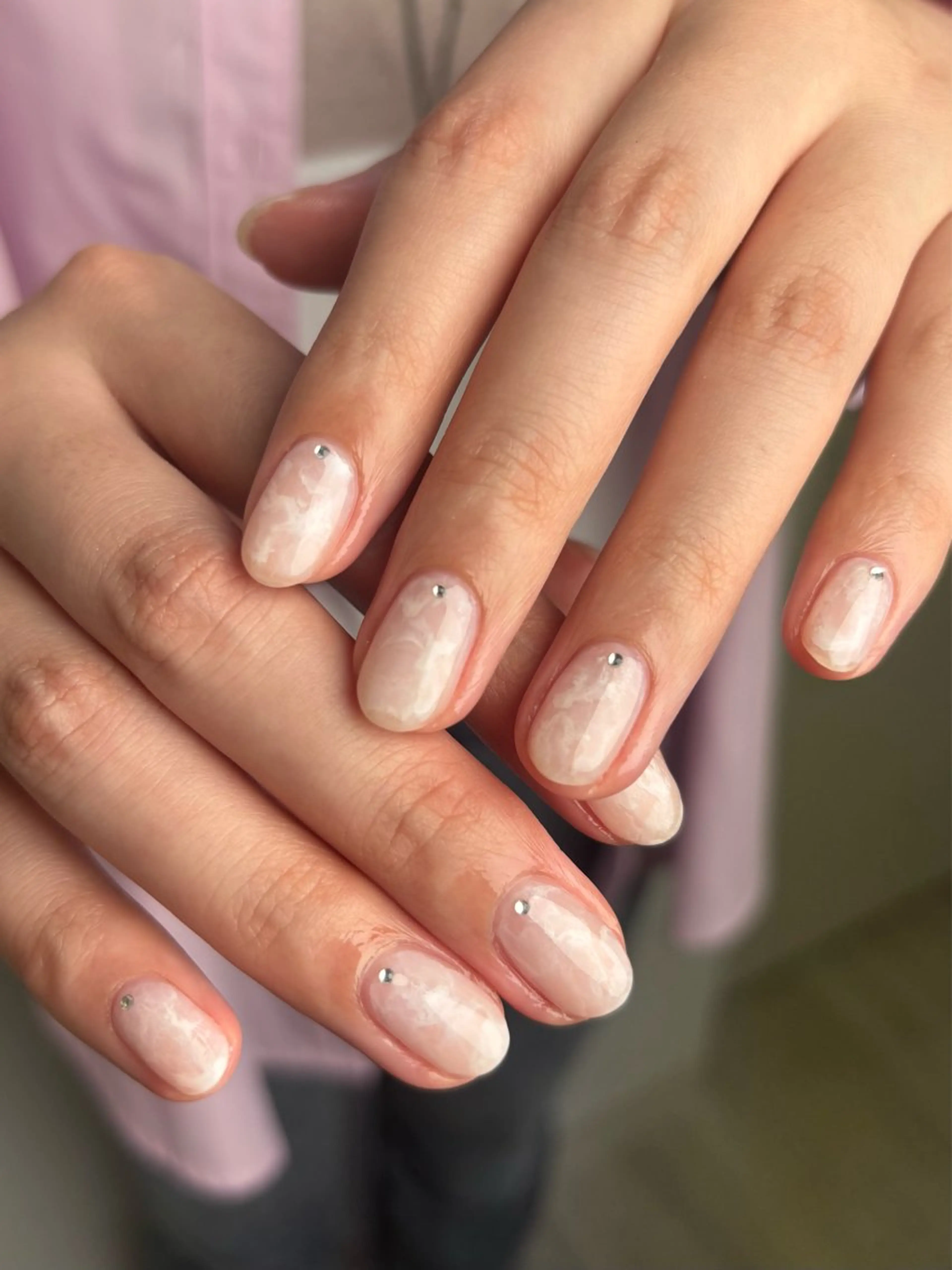 ネイル diar blue 🩵ayanaのネイルデザイン