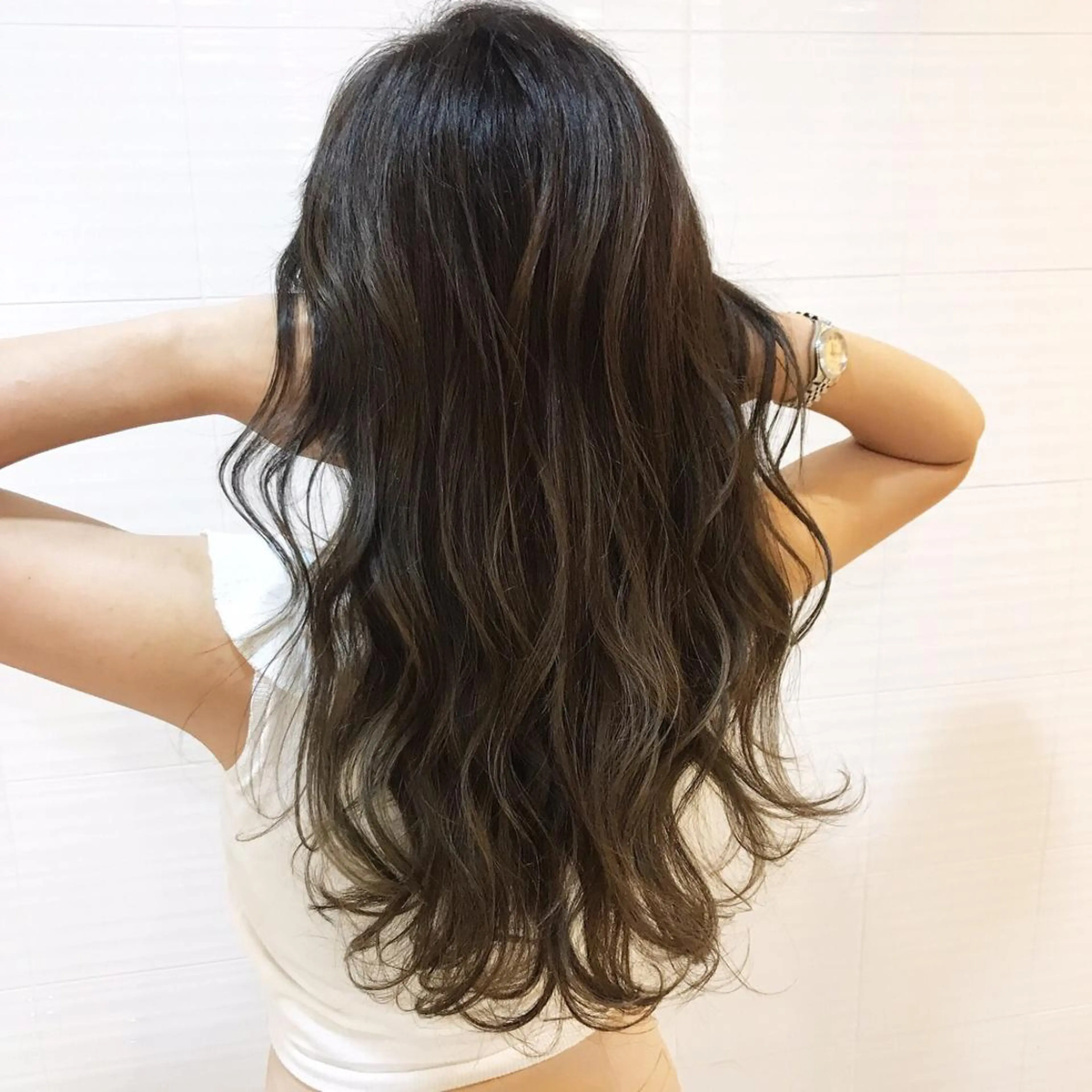 ロング カラー 🌈髪質改善🌈 過去の1艶サラ体験✨のヘアスタイル