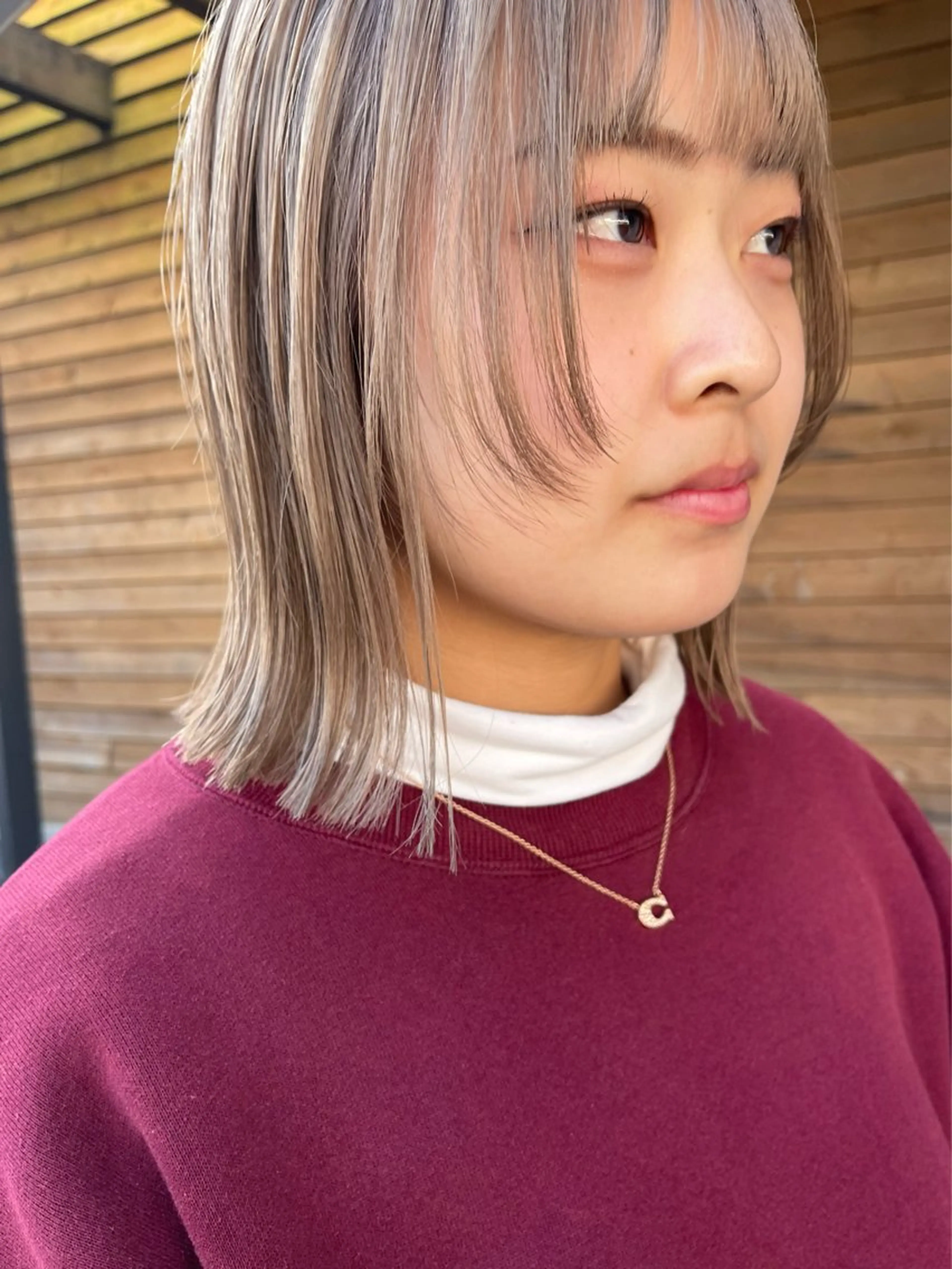 ミディアム 梶原 真帆のヘアスタイル