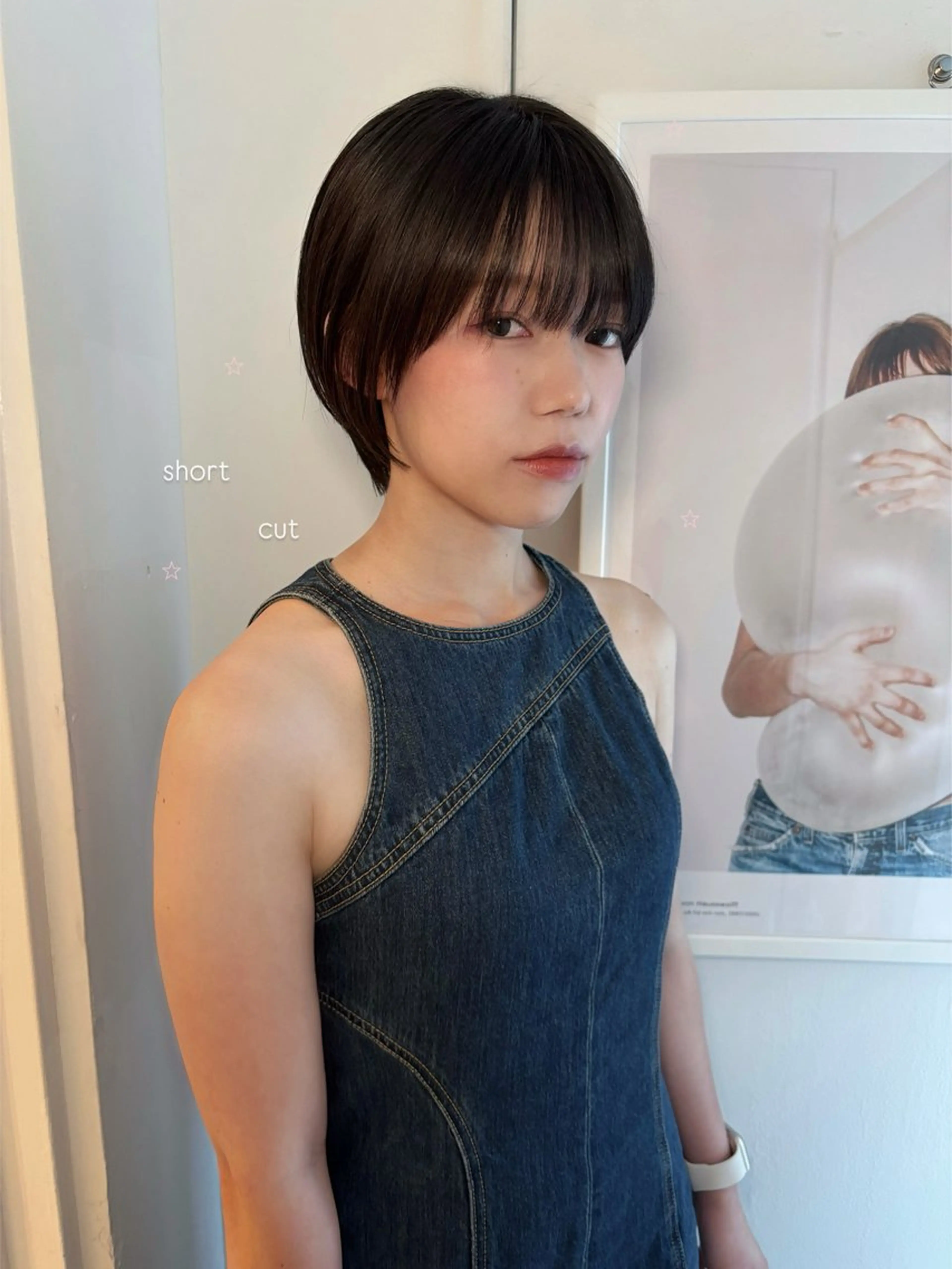 ショート riria/ボブ /透明感カラー🎀のヘアスタイル