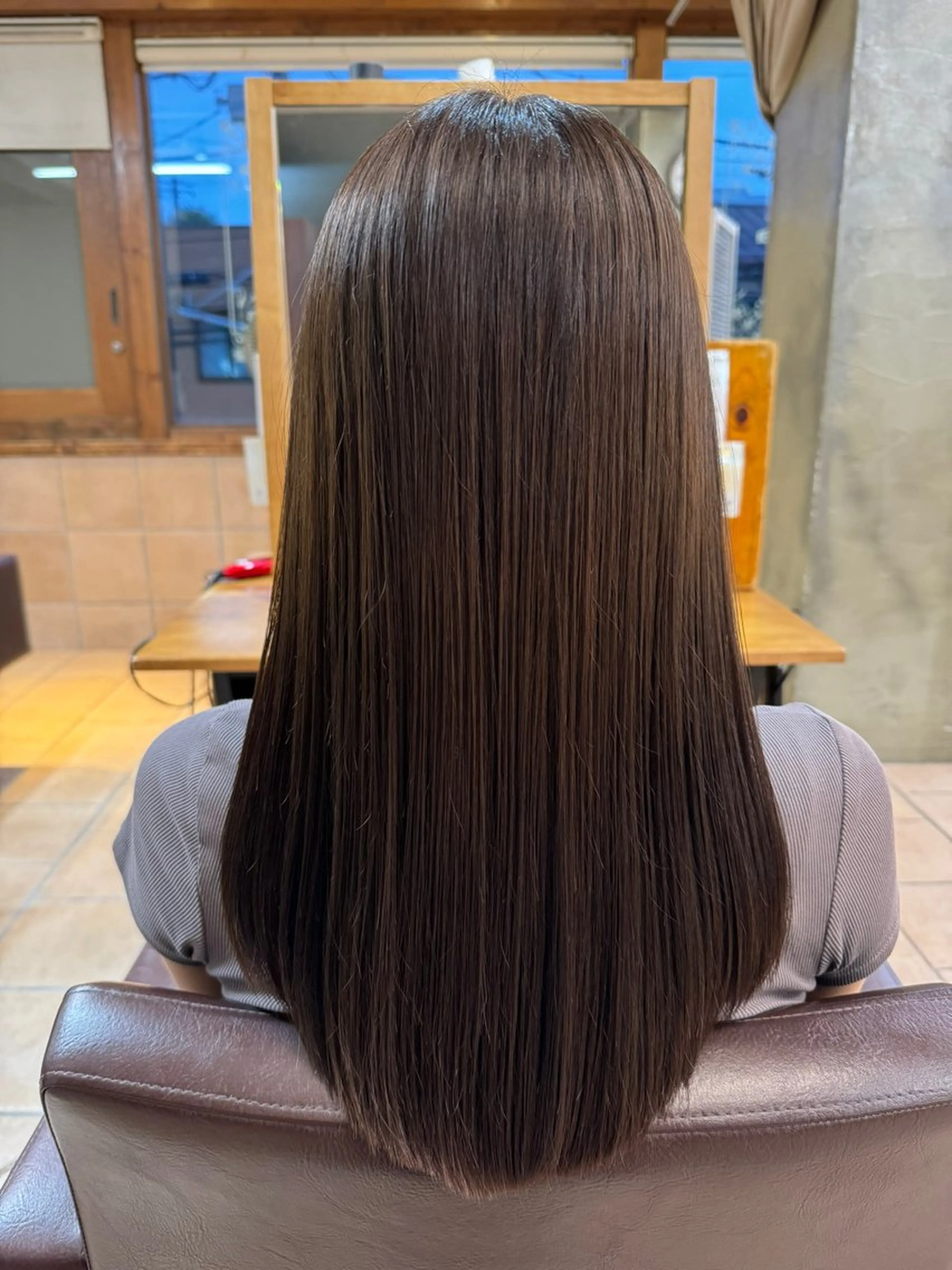 ロング カラー 菅野 美咲のヘアスタイル