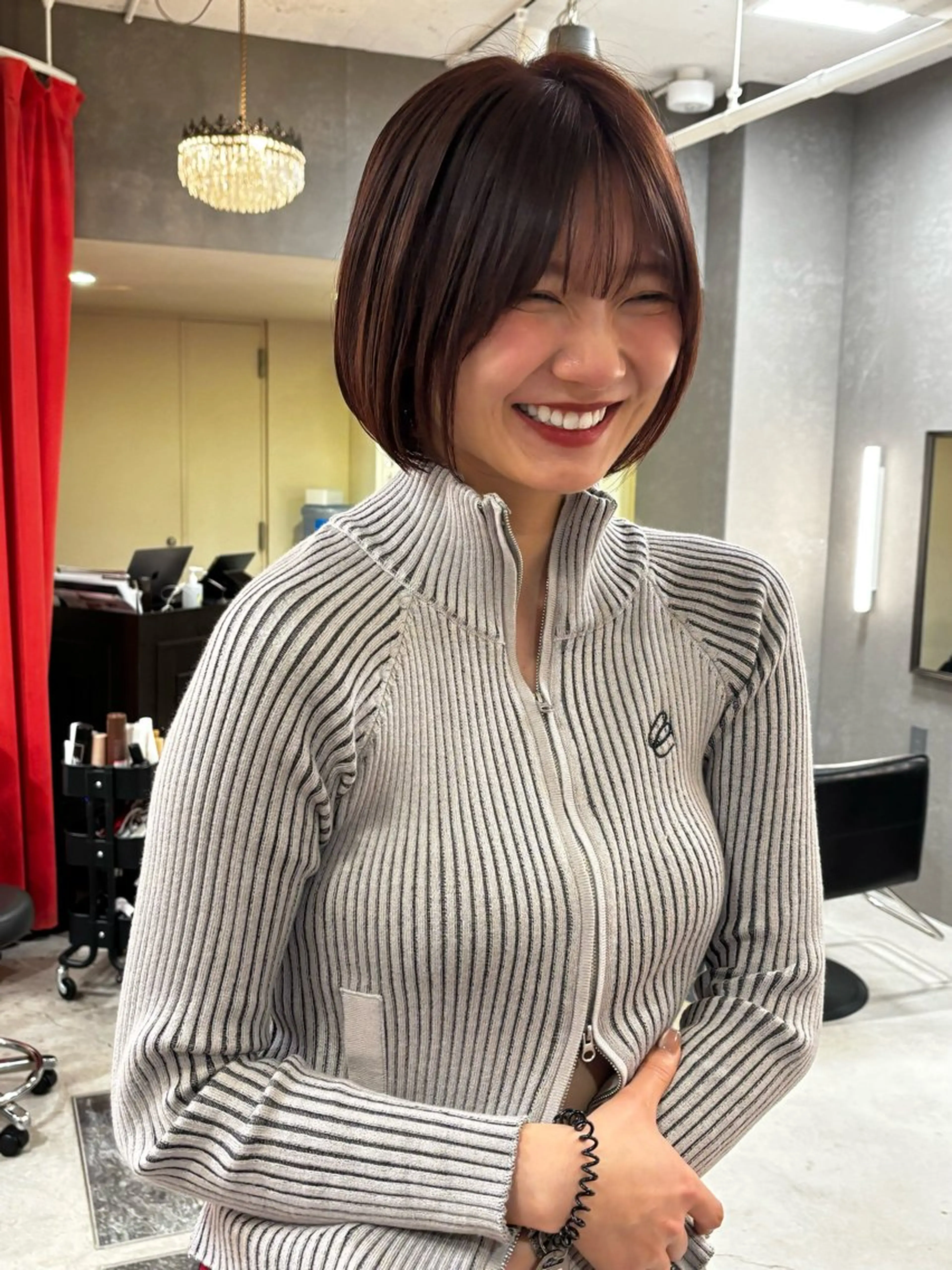 ミディアム ボブ ボブ/ショート カオリのヘアスタイル