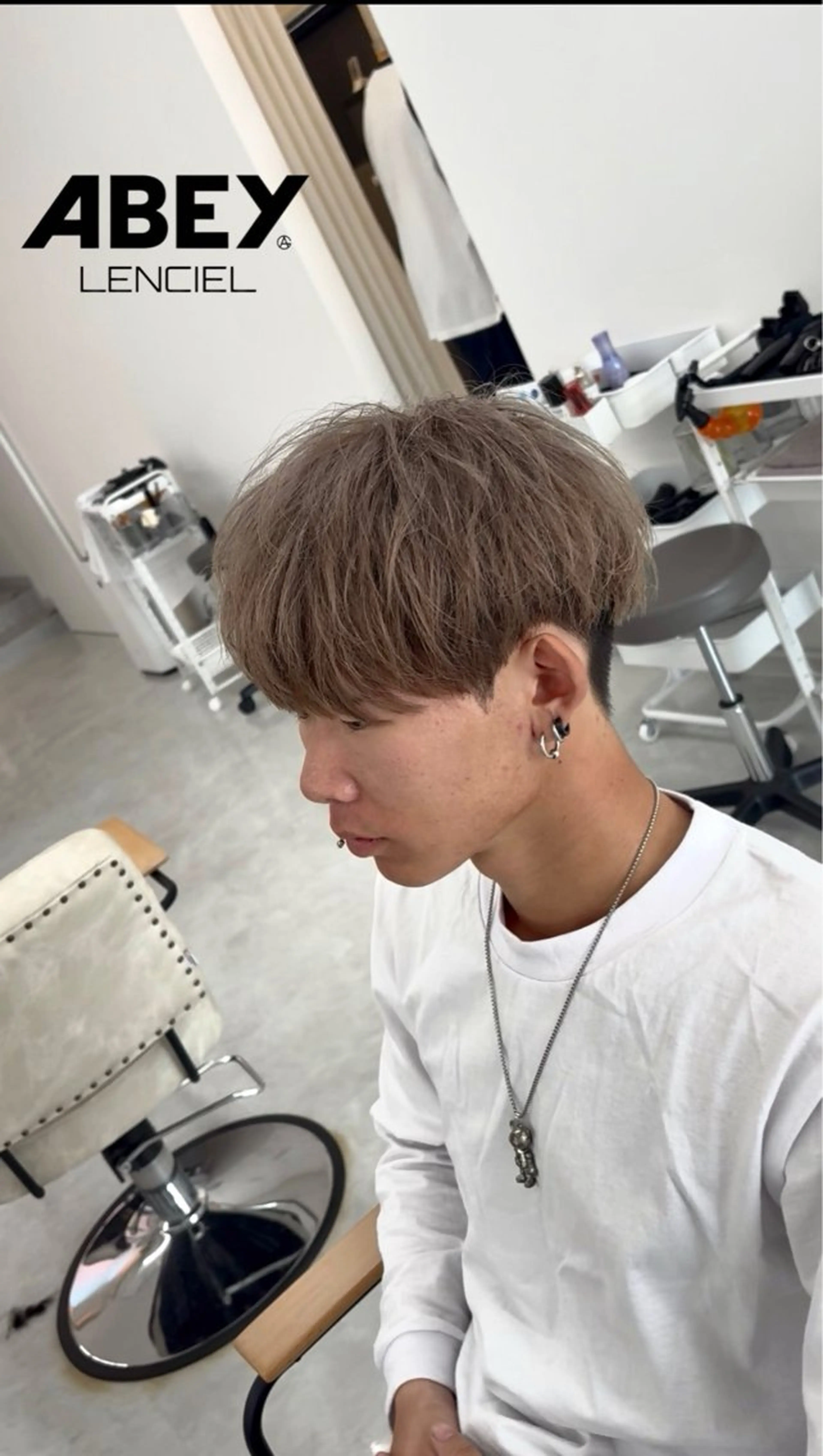 カット➕ダブルカラーの写真