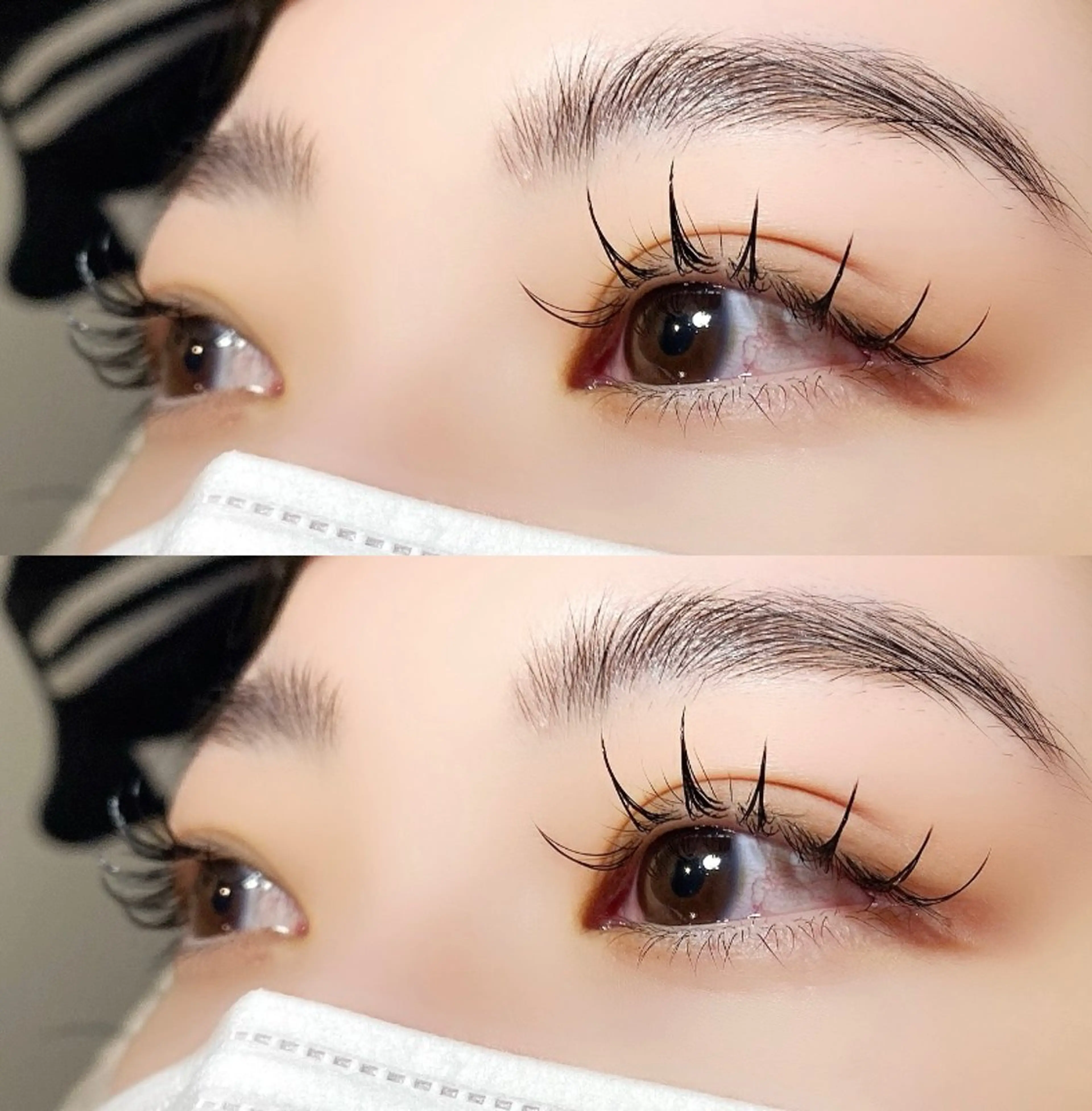 マツエク・マツパ 束感まつ毛 フラットラッシュ 🐶Pupu lash🐶のマツエク・マツパデザイン