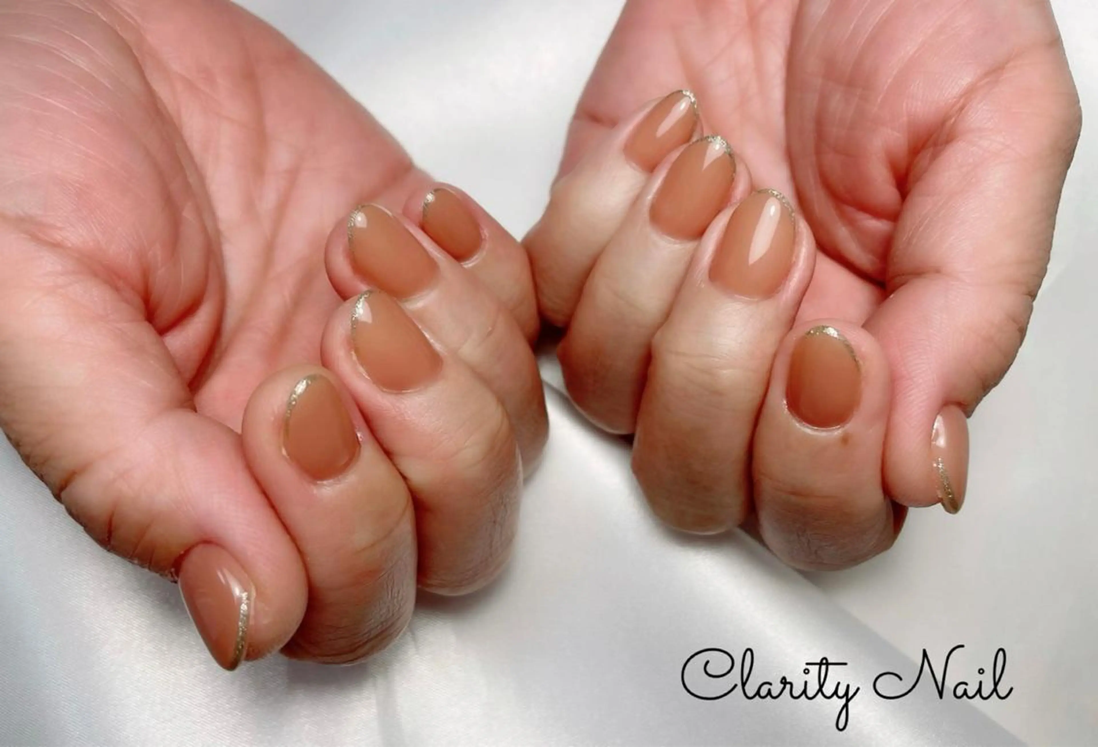 ネイル ラメ(グリッター) ワンカラーネイル ハンドネイル Clarity Nailのネイルデザイン