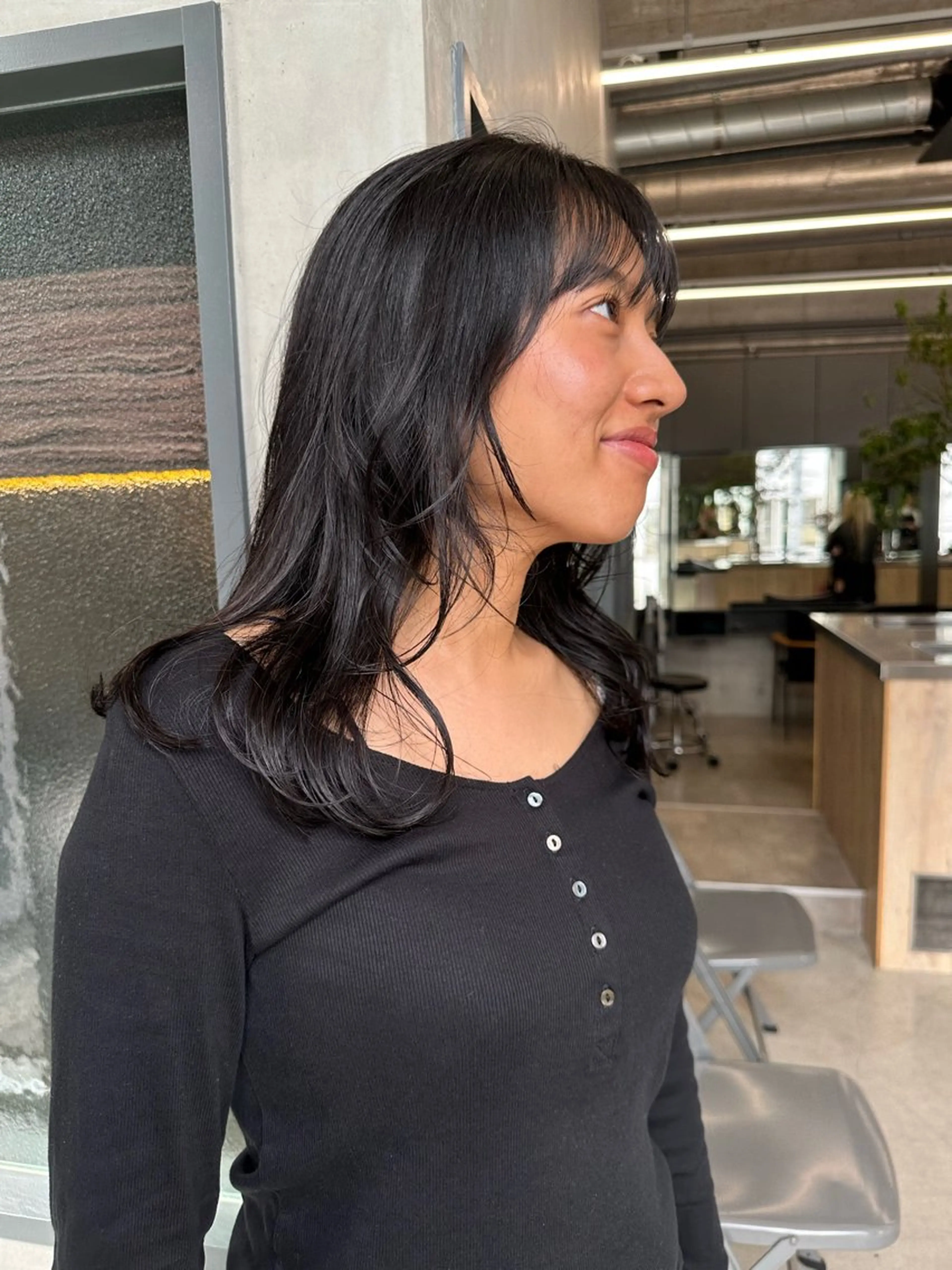 ミディアム カット ヘアカラー お悩み解決パーマ hana🩰のヘアスタイル