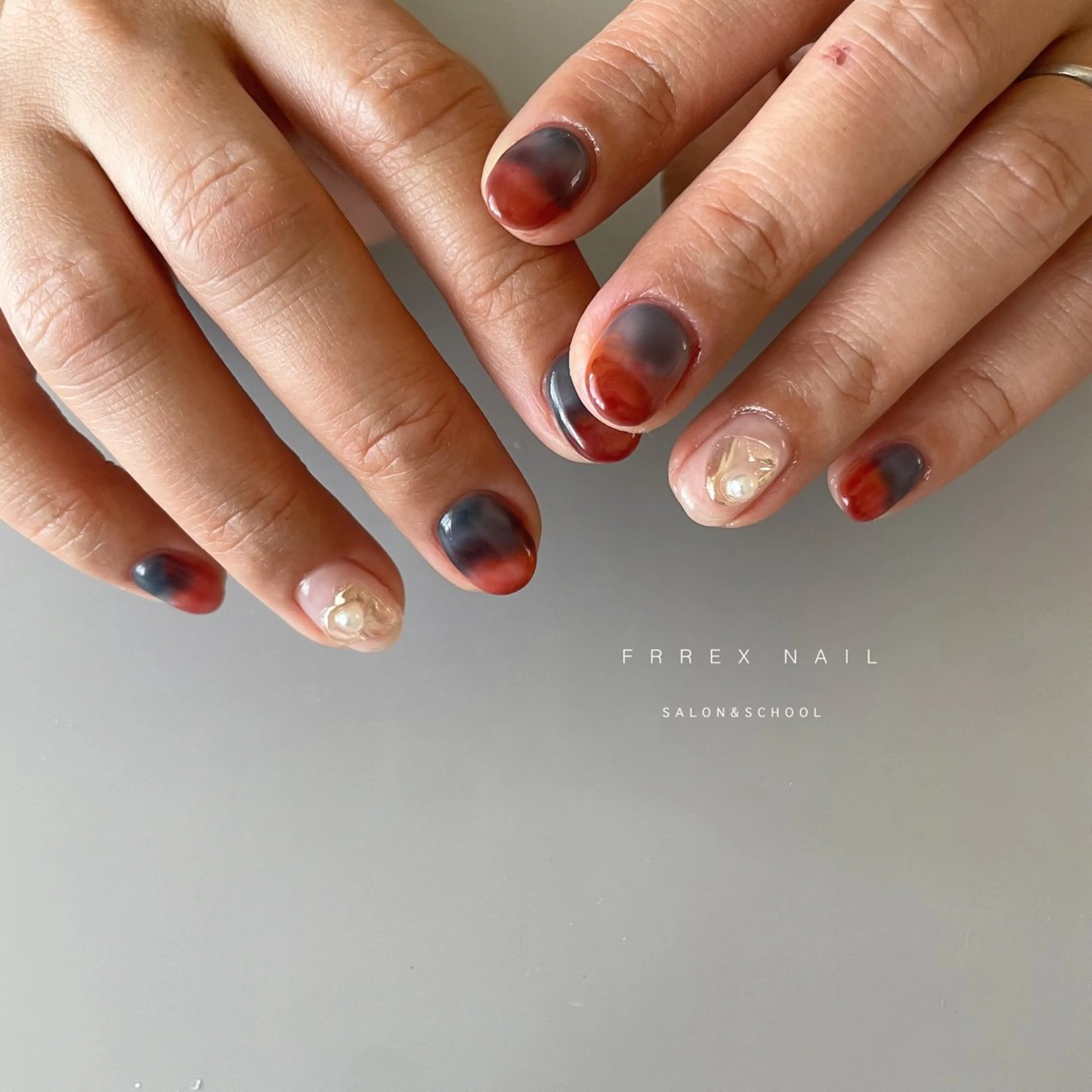 ネイル ハンドネイル ハンドケア freex nail /ニュアンス/個性派のネイルデザイン