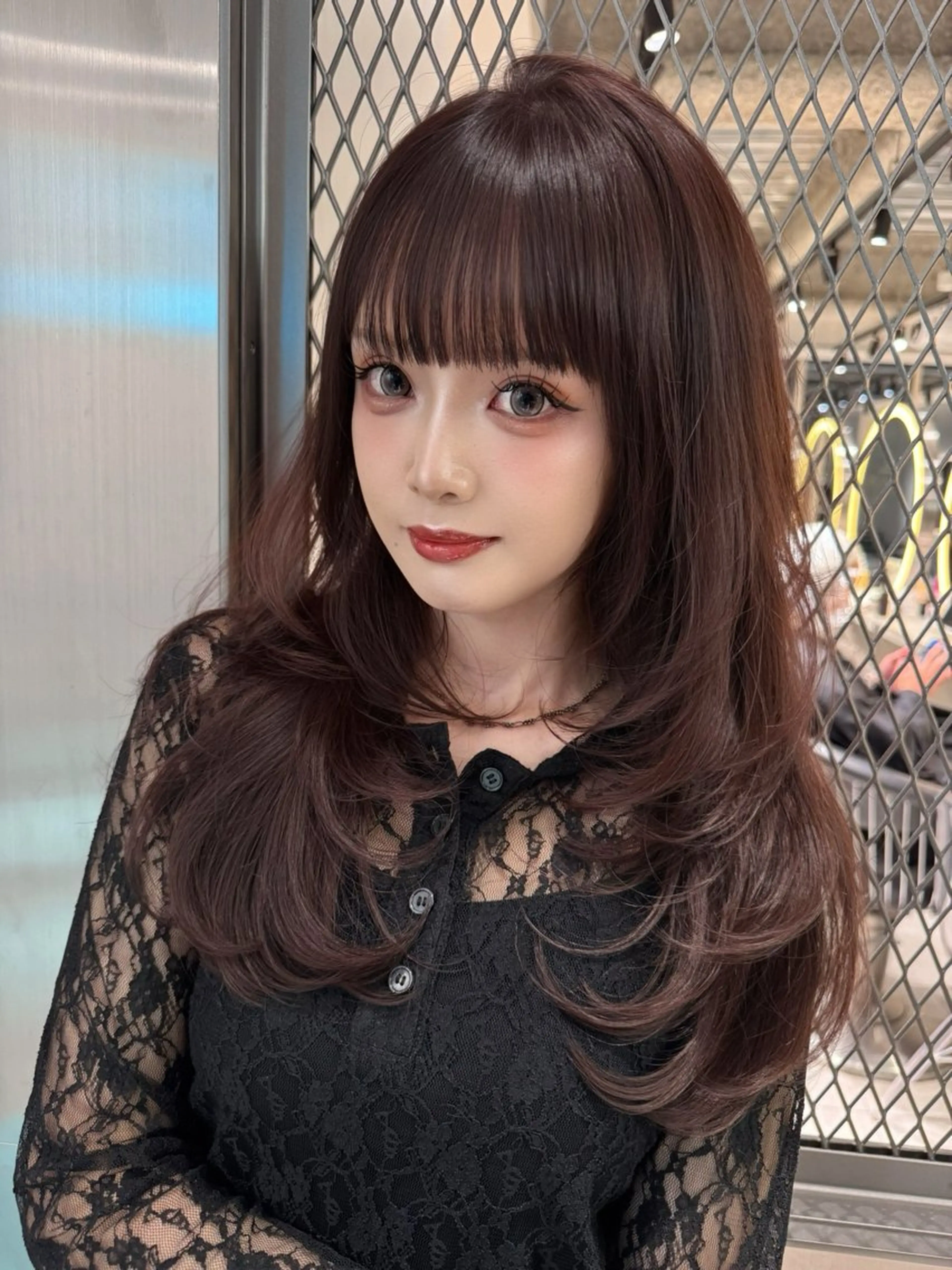 セミロング レイヤーカット カット ヘアカラー トリートメント 縮毛矯正/髪質改善 🌟本郷壮一郎のヘアスタイル