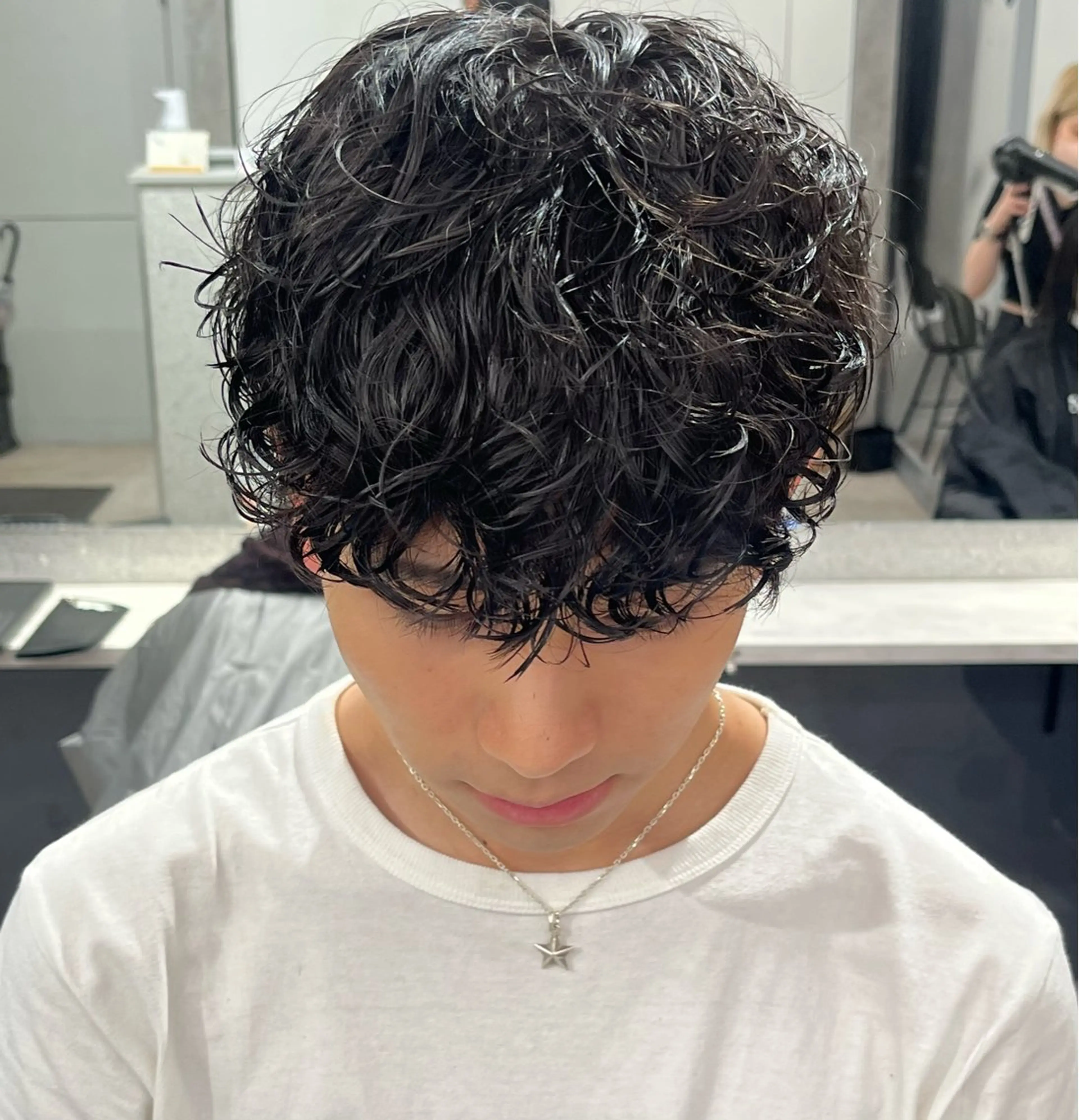 パーマ メンズ カット パーマ 🍐シャドウパーマ メンズ特化/守岡🍐のヘアスタイル