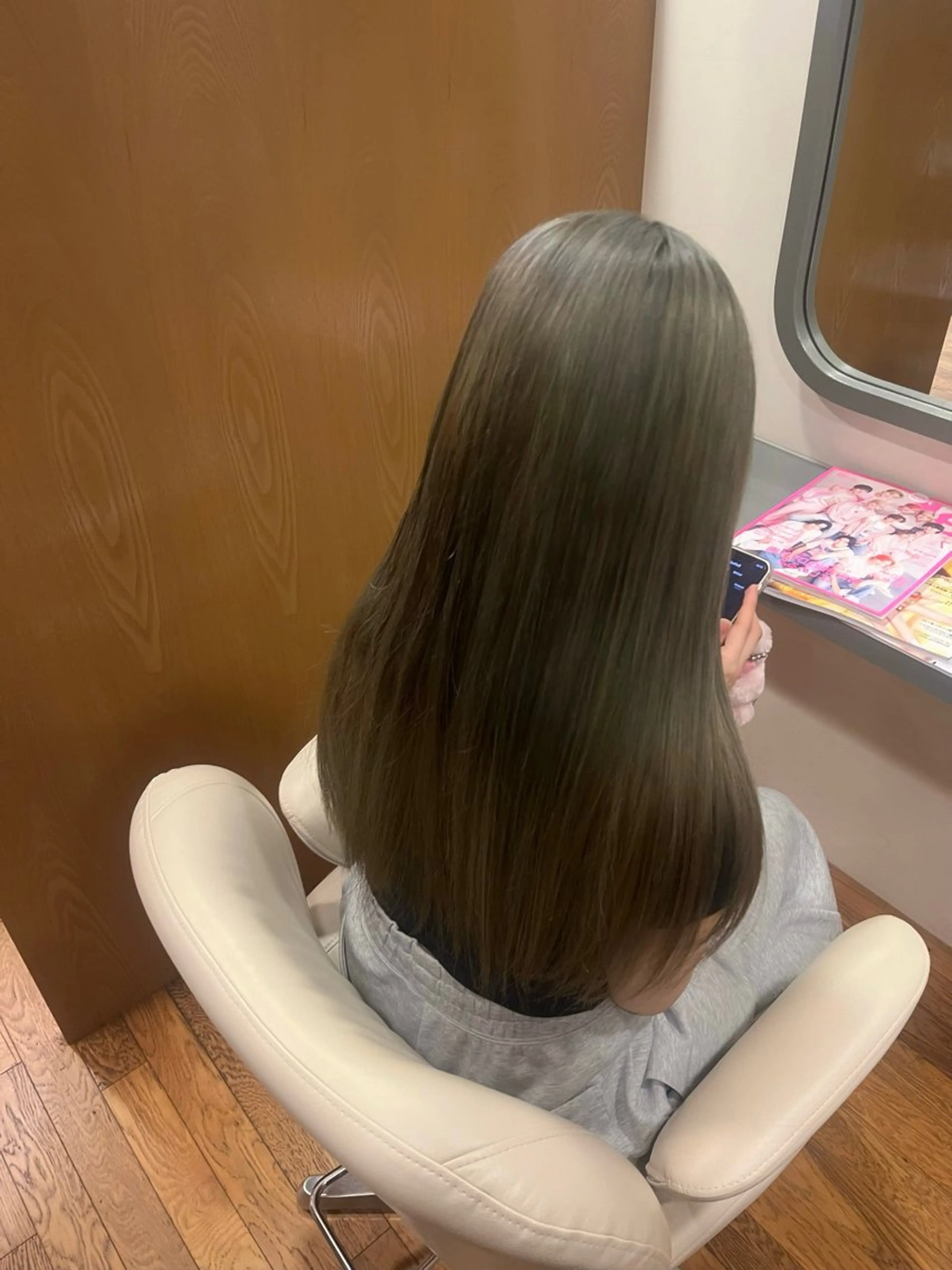 ロング カラー ヘアカラー 朝野 美華/暖色カラーのヘアスタイル