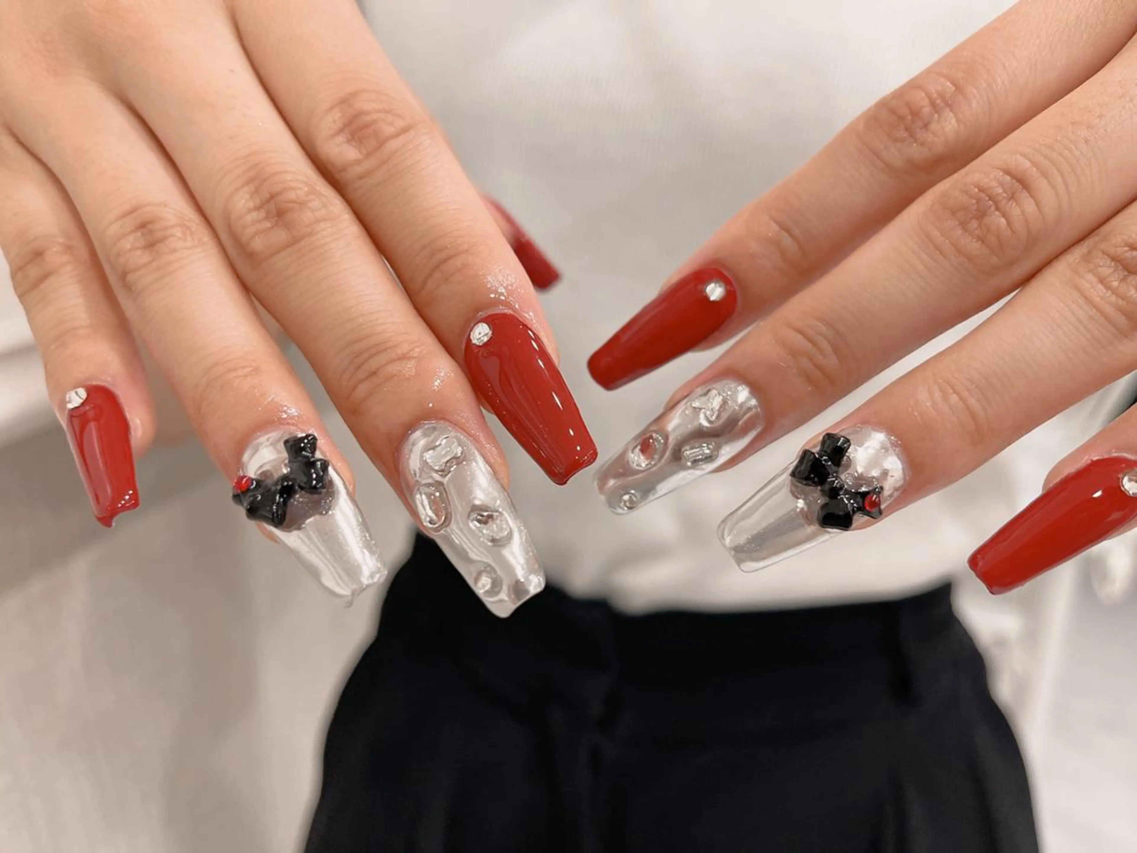 ネイル 持ち込み 🦋y y Nail 🤍のネイルデザイン