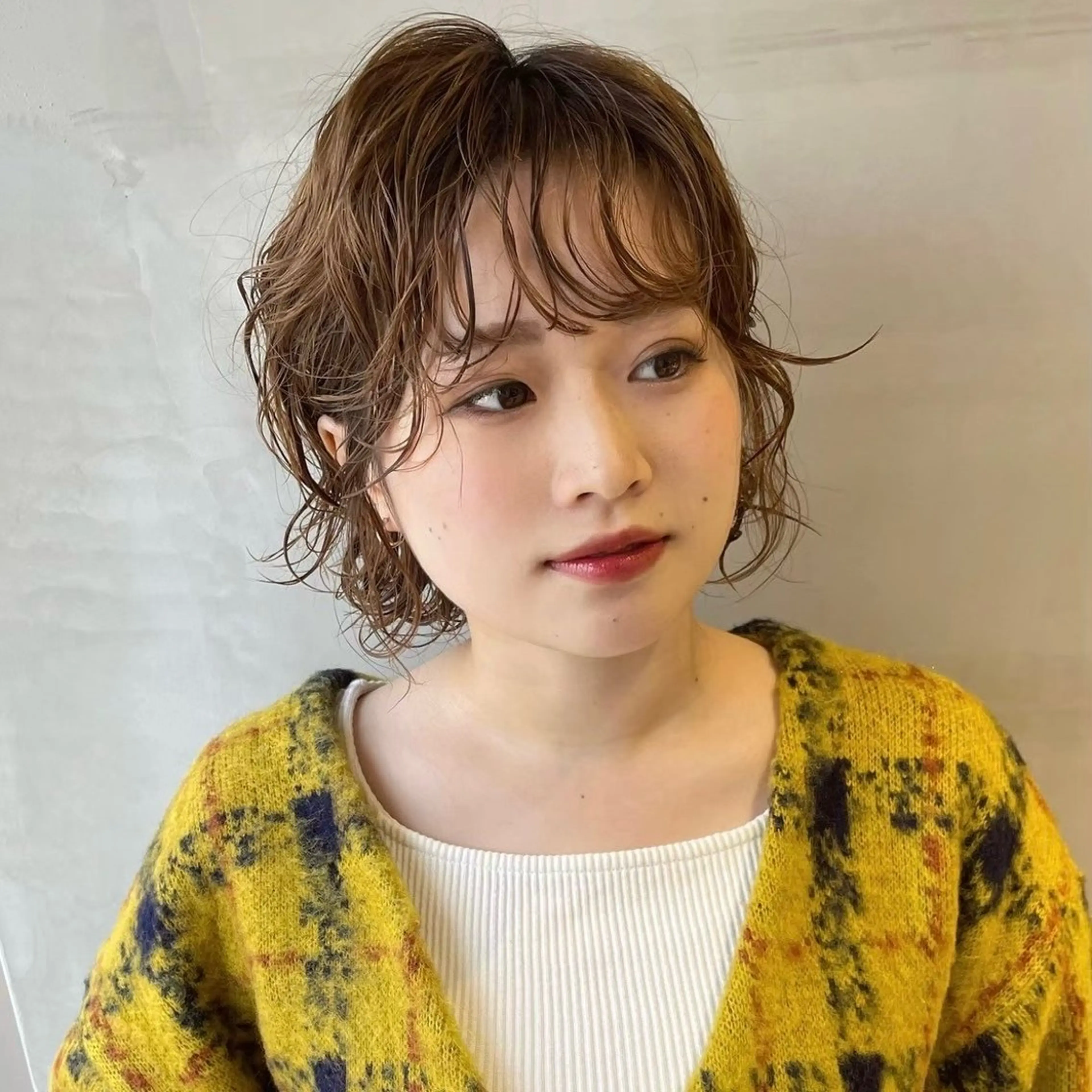パーマ けいし🐬ボブ 美髪縮毛矯正のヘアスタイル