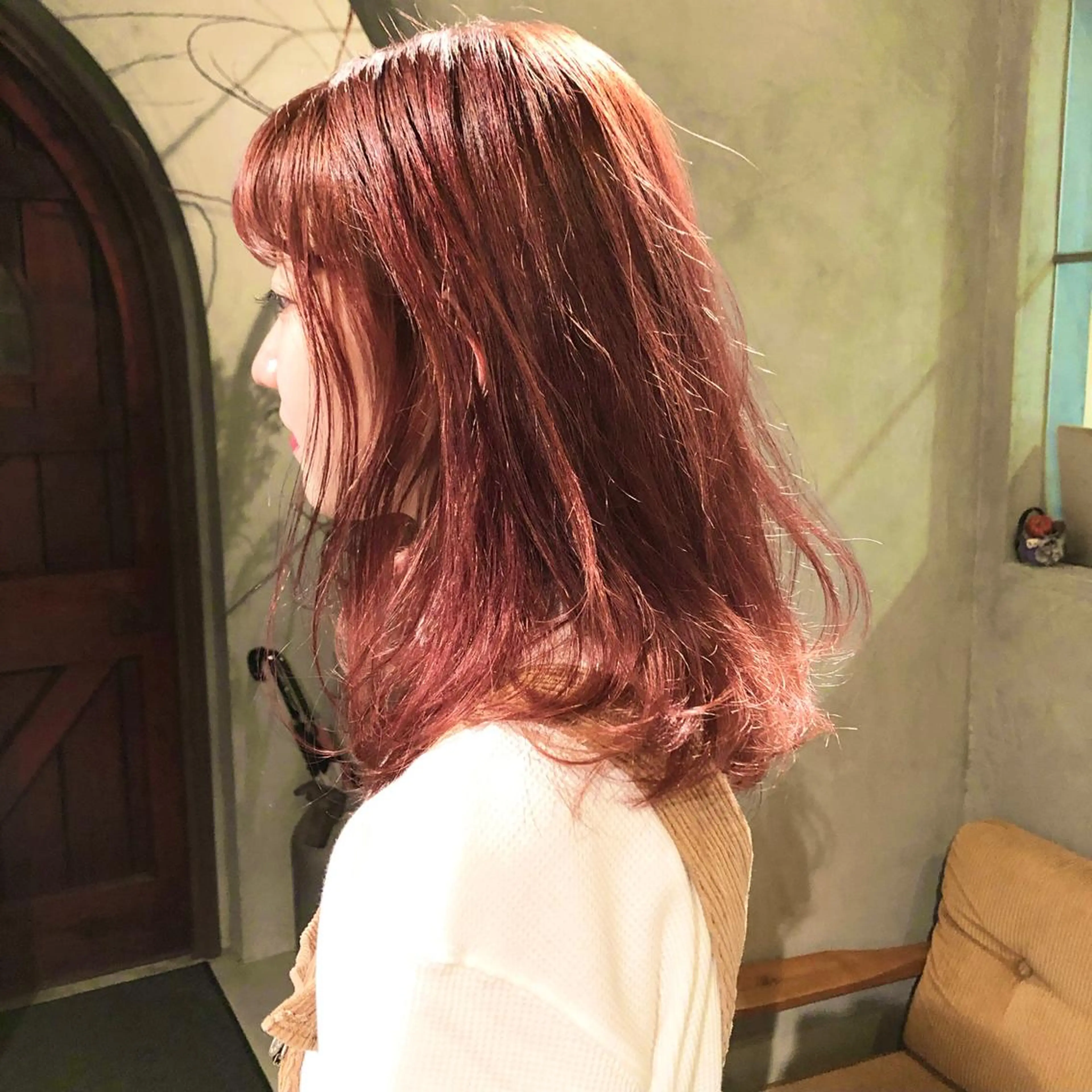 ミディアム カラー ブリーチ 伊藤ゆかり/髪質改善 /透明感カラーのヘアスタイル