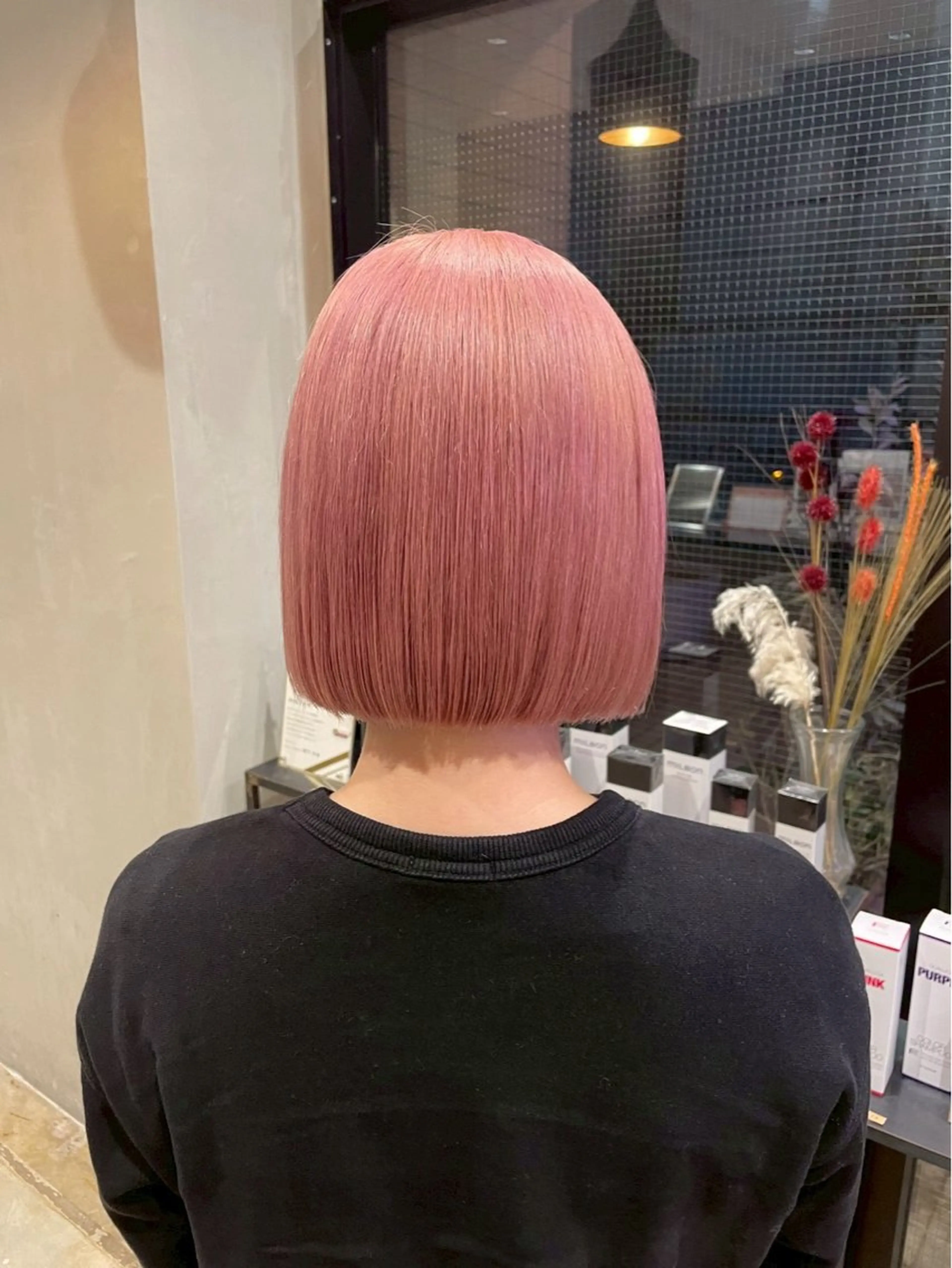 ショート カラー 博多ハイトーンカラー /ブリーチカラーのヘアスタイル