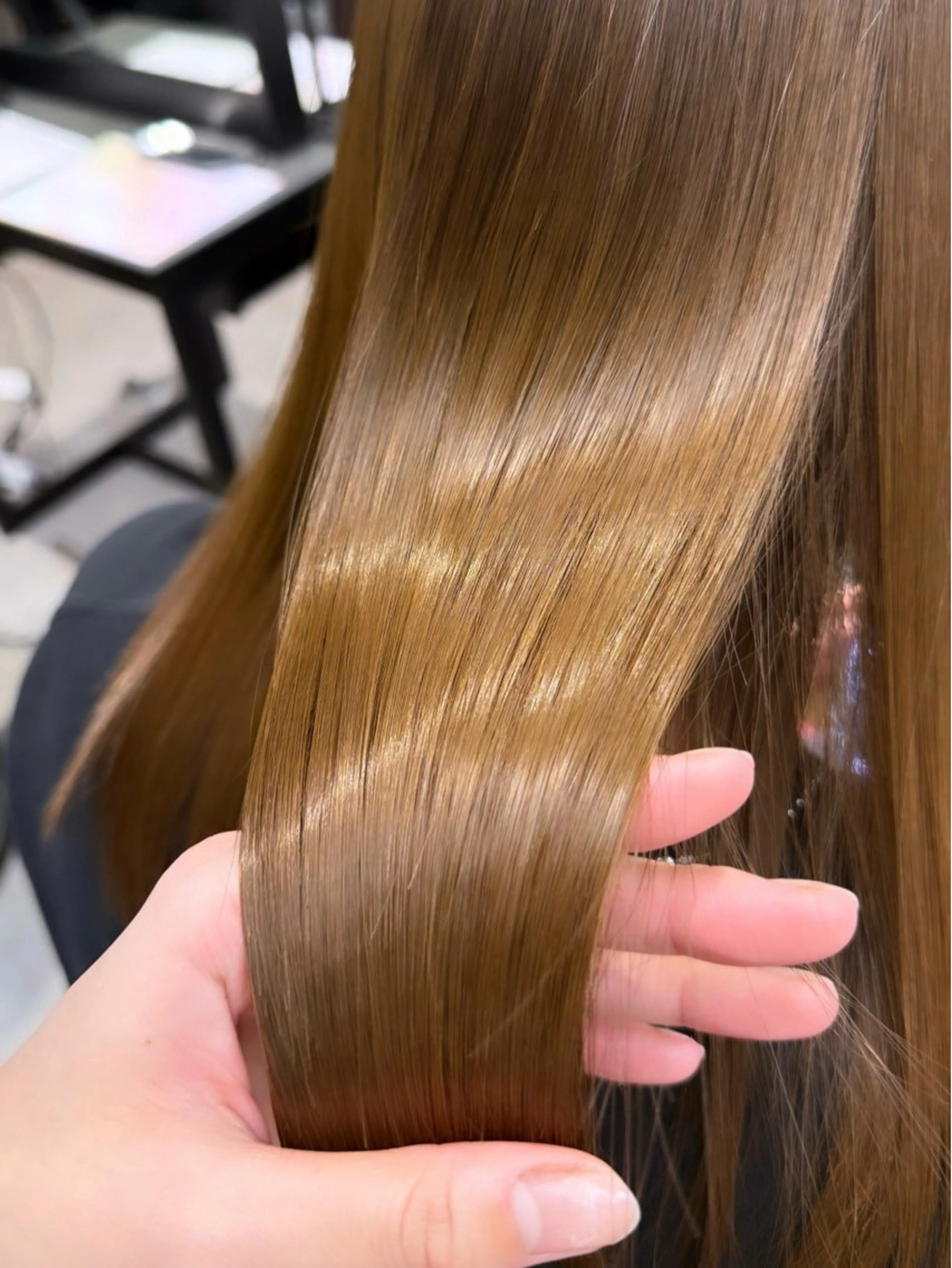 ミディアム 髪質改善 トリートメント カット トリートメント ニシカワ ユズミのヘアスタイル