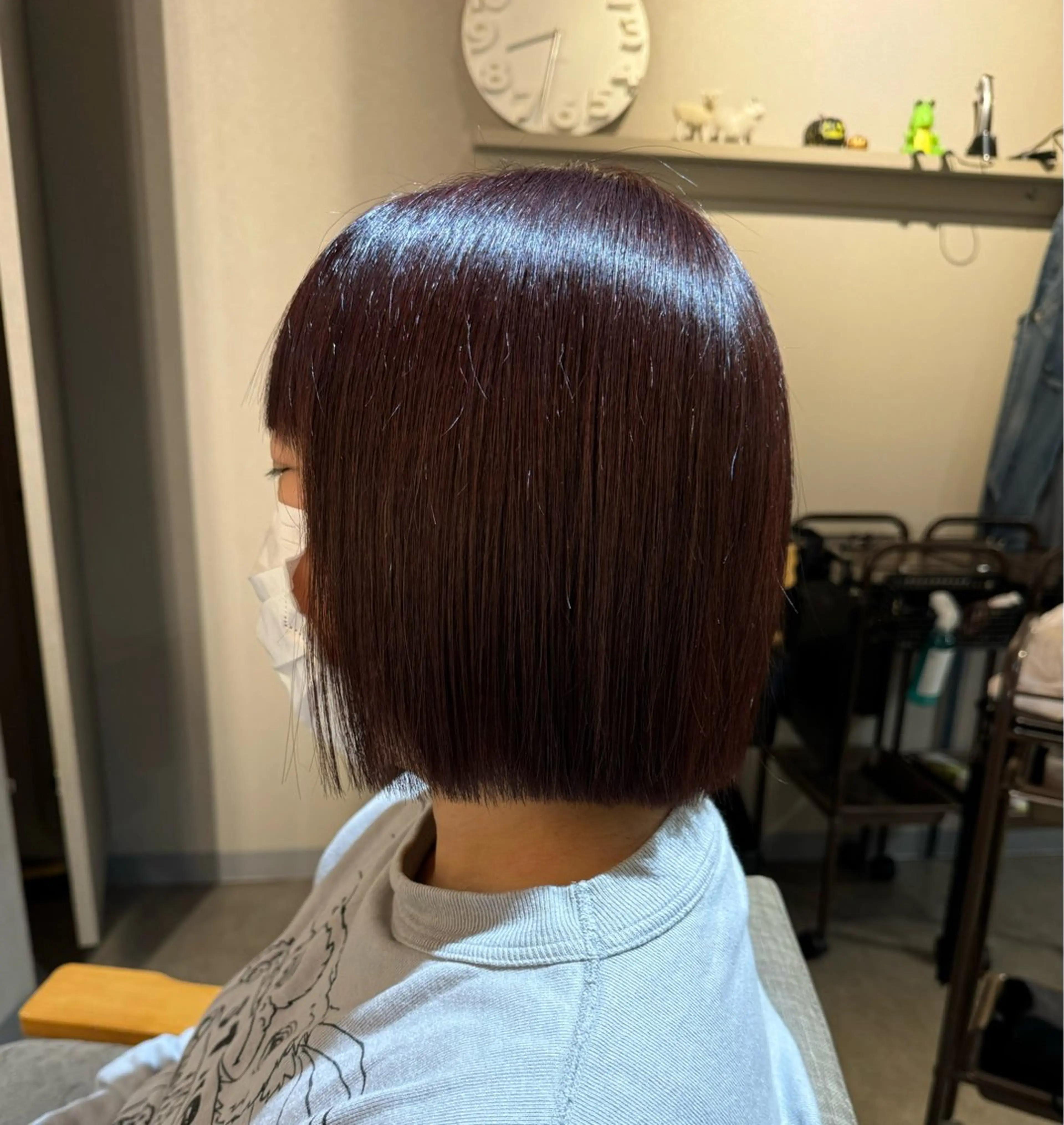 ショート ボブ 山下 遼香のヘアスタイル