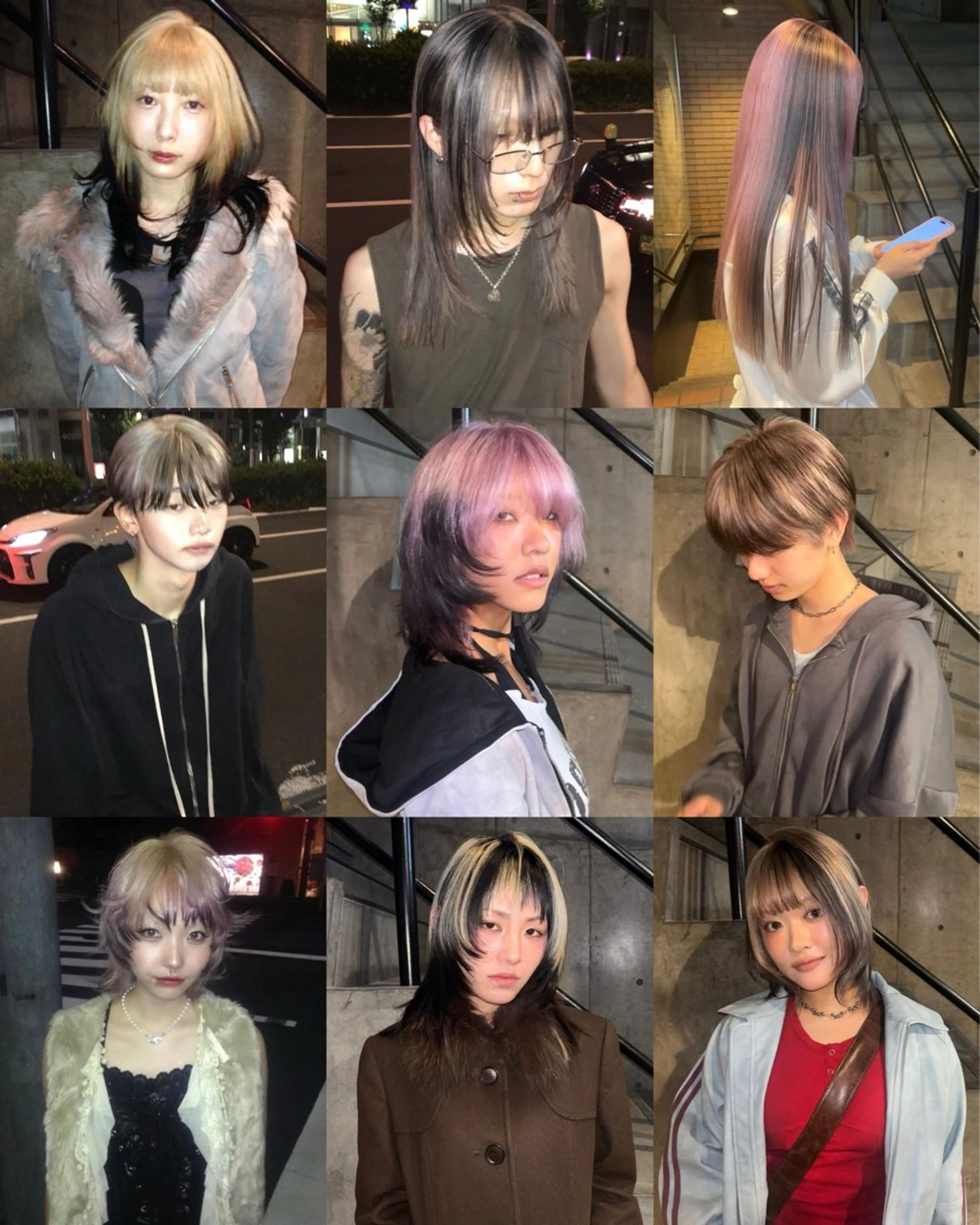 カット＋ケアブリーチ＋デザインカラーの写真