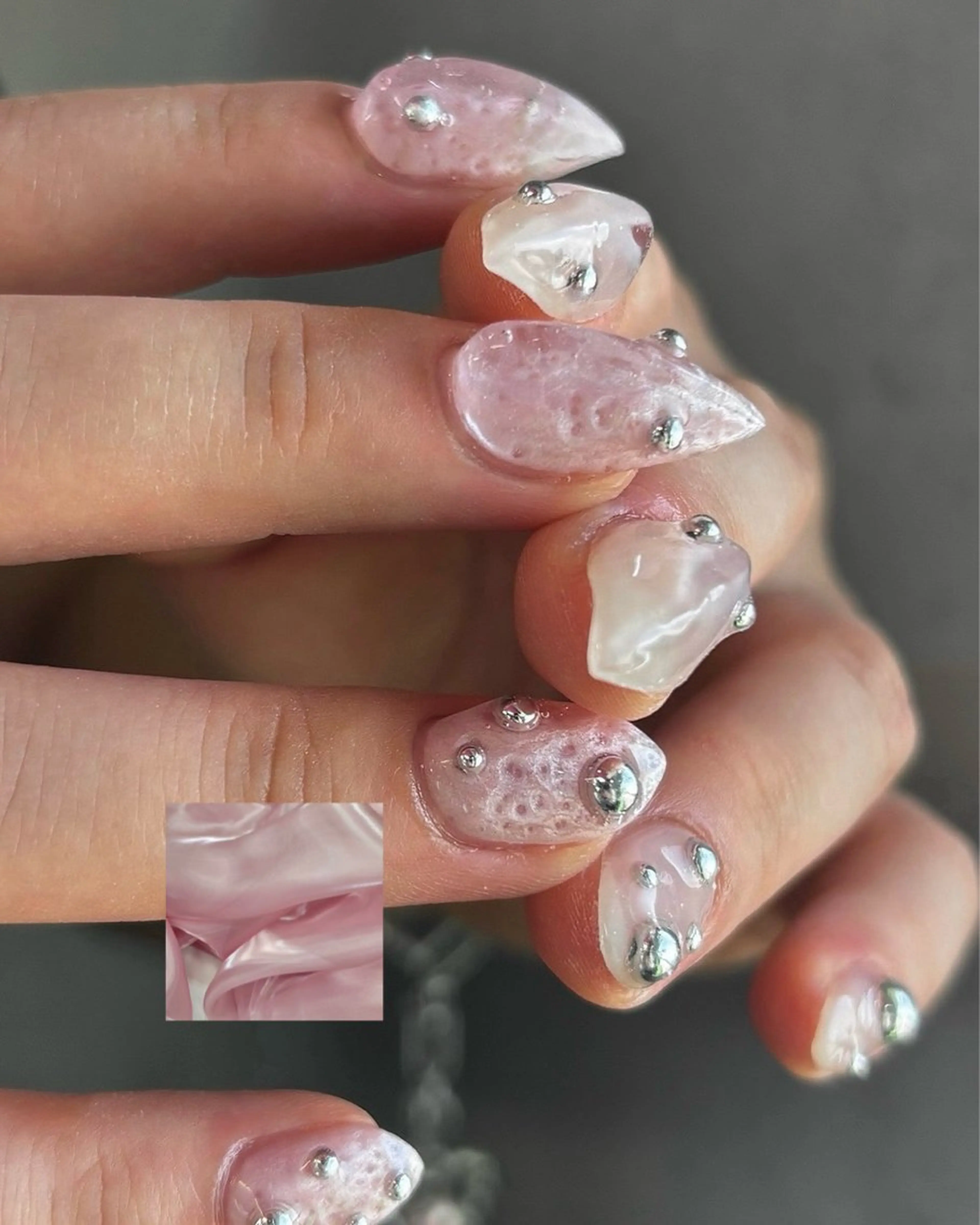 猫爪ฅ⸃⸃nail ￥9,450 （初回オフ無料）の写真