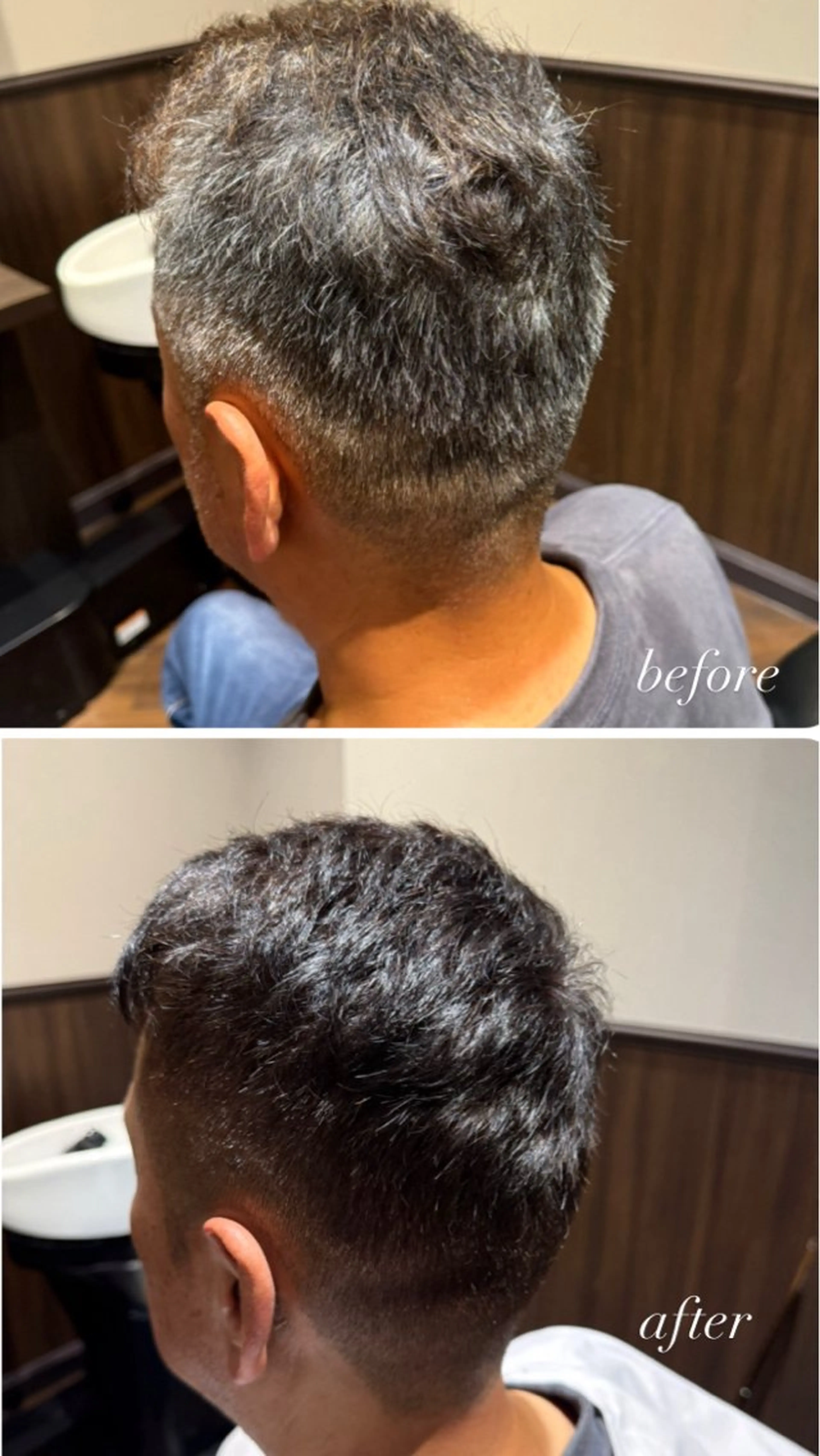 カラー LAVIE NEW STANDARD BARBER所属・ナガタ ナナミのヘアスタイル