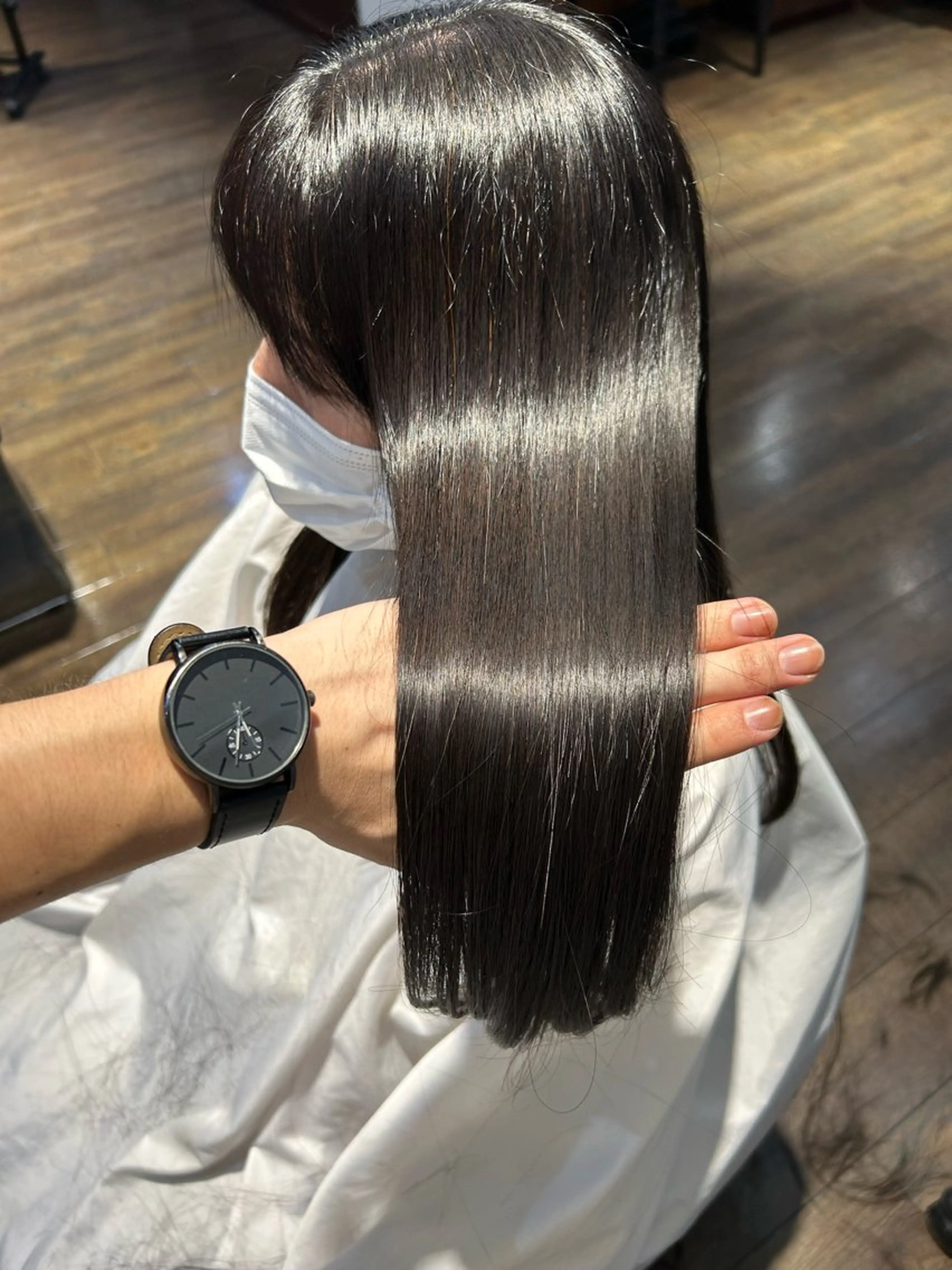 ロング 縮毛矯正 『美髪育成』田中 詩恩のヘアスタイル