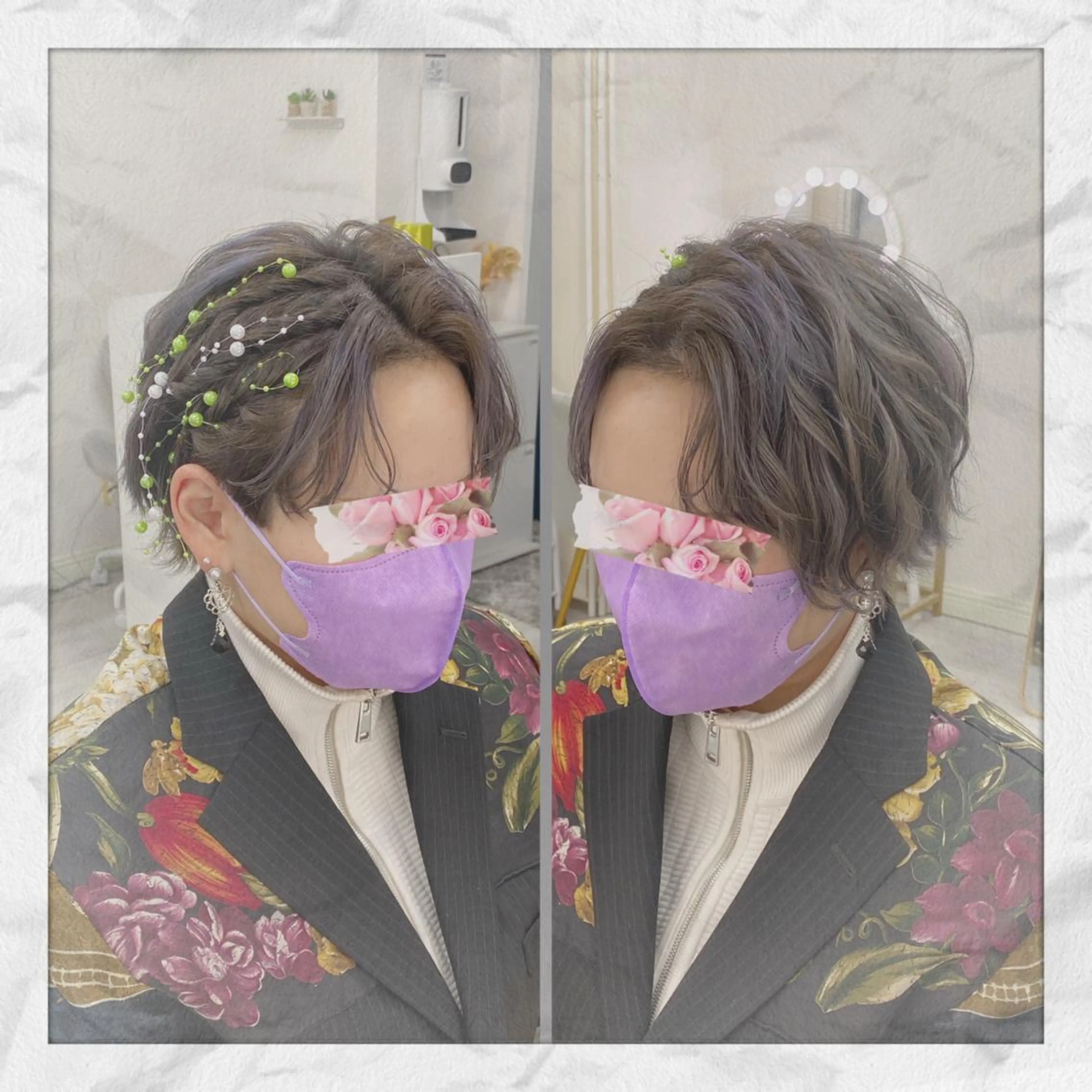 ショート ヘアアレンジ ヘアセット ヘアセット/着付け 𓇼 松本 夏美𓇼のヘアスタイル