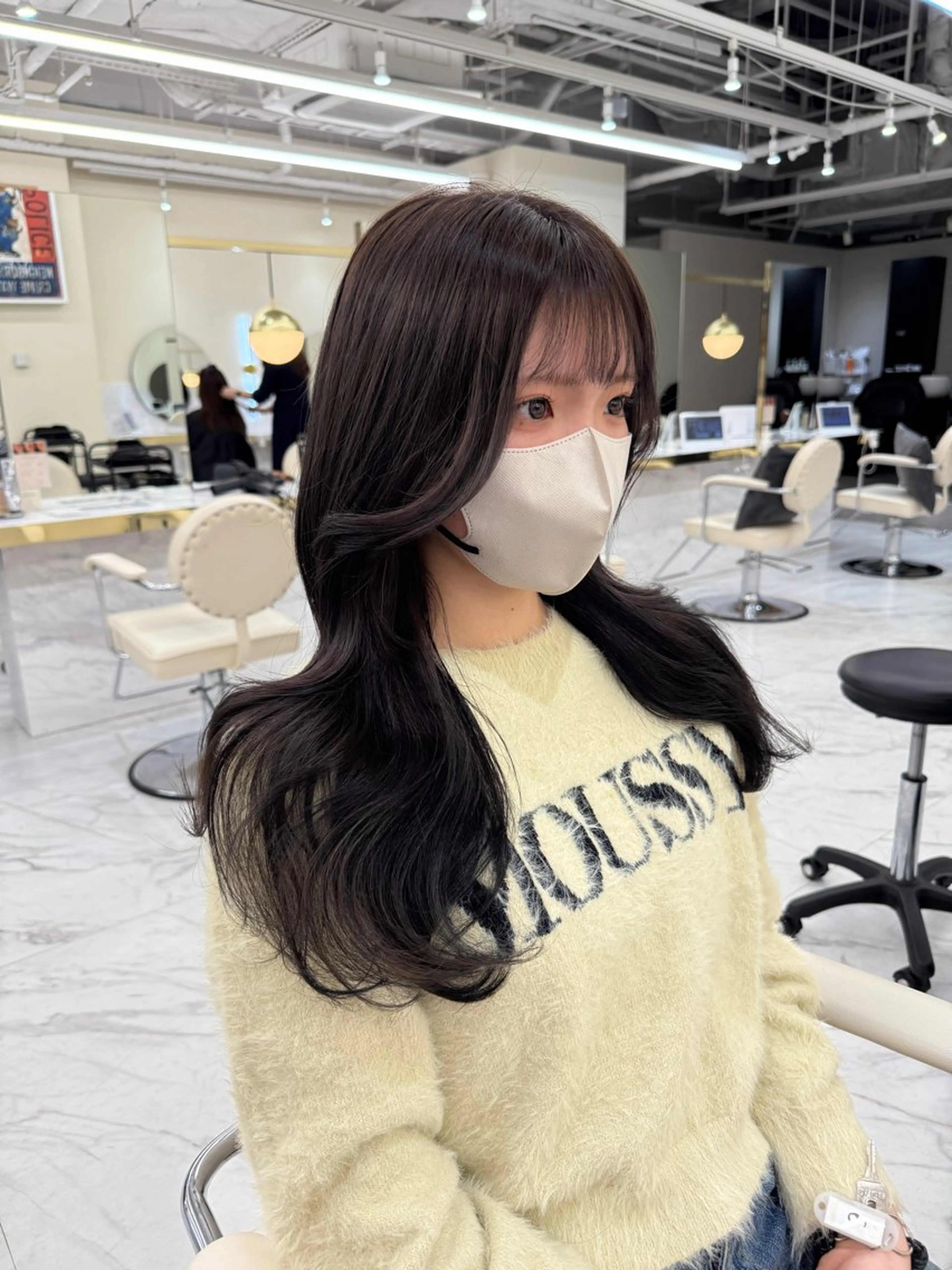 カラー ヘアカラー 韓国ヘア🇰🇷艶 カラー/sakuraのヘアスタイル