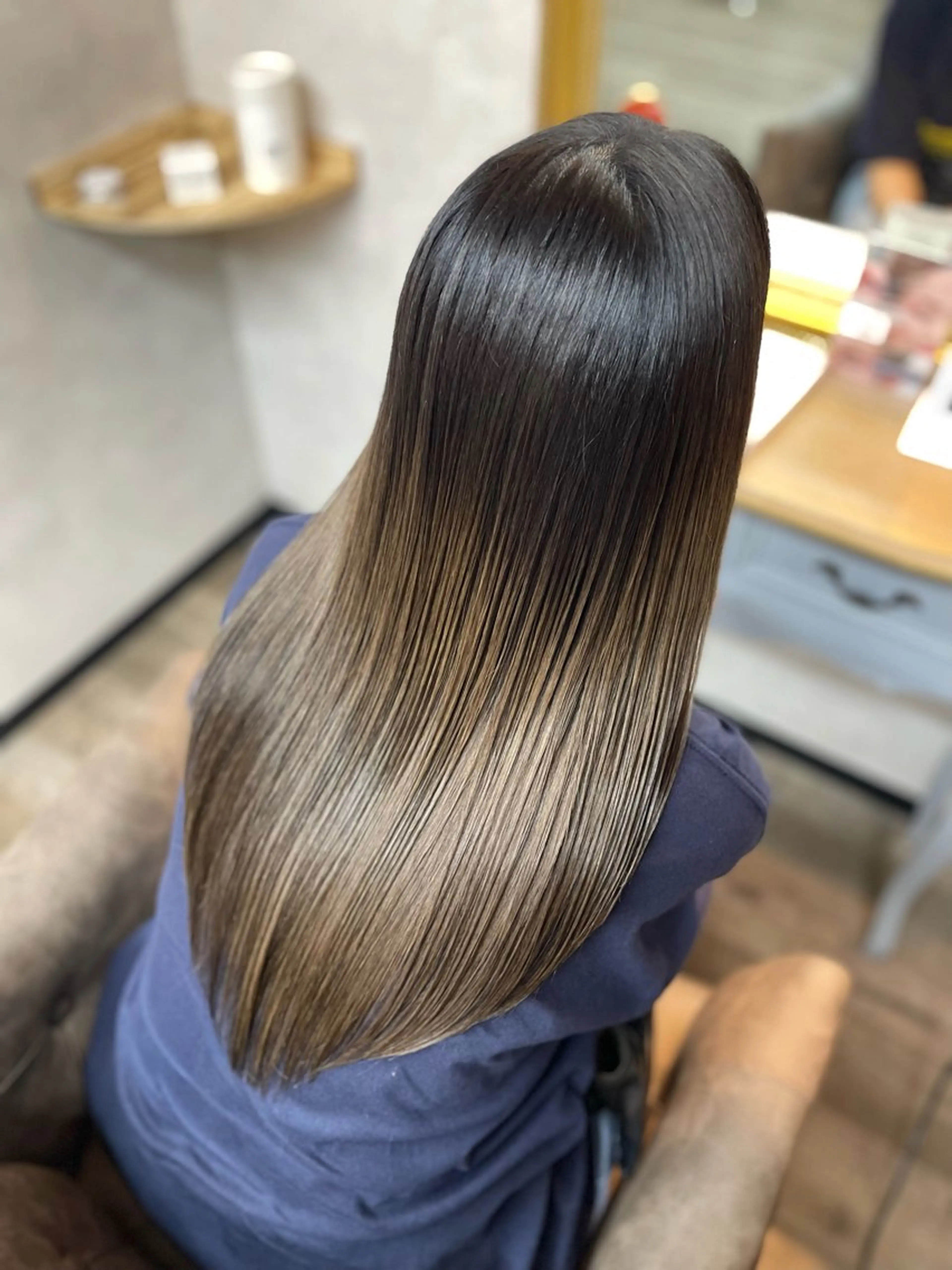 💧カット+縮毛矯正ロング込み💧艶スプレープレゼント🎁の写真