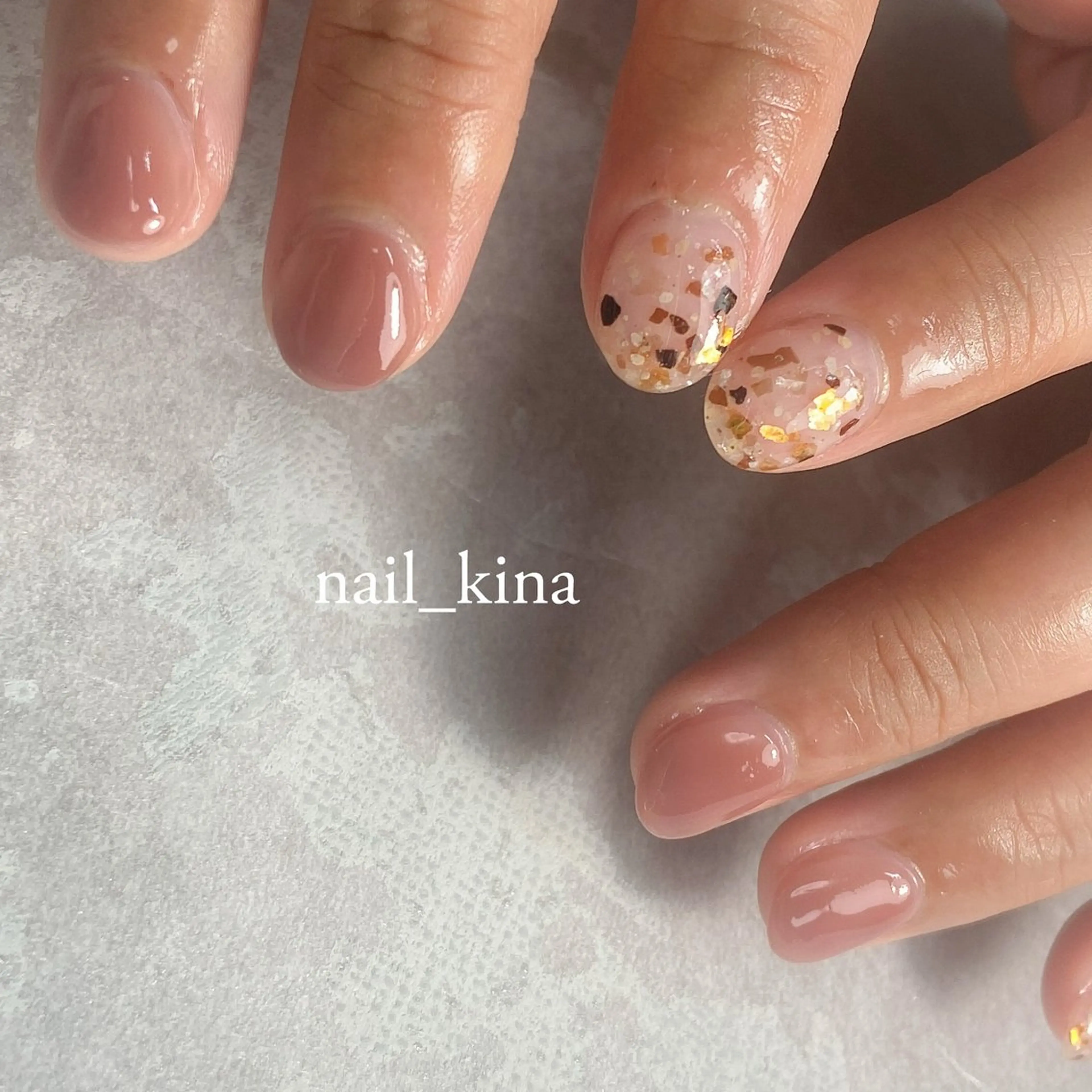 ネイル オフィスネイル ワンカラーネイル ピンク 夏ネイル ハンドネイル nail_ kinaのネイルデザイン