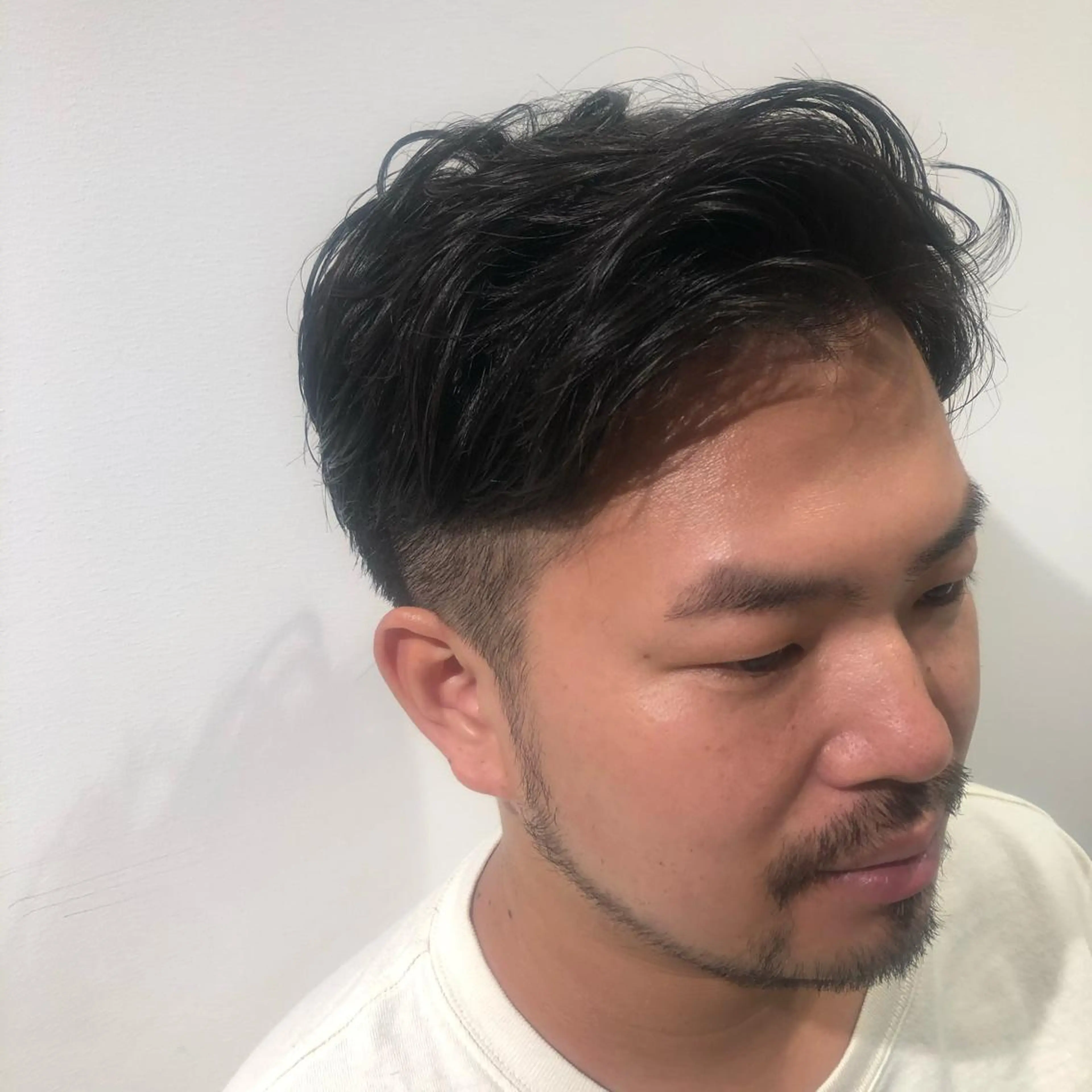 ショート カラー パーマ ヘアアレンジ メンズ パーソナルカラー合わ せたカラー🤍なつみのヘアスタイル