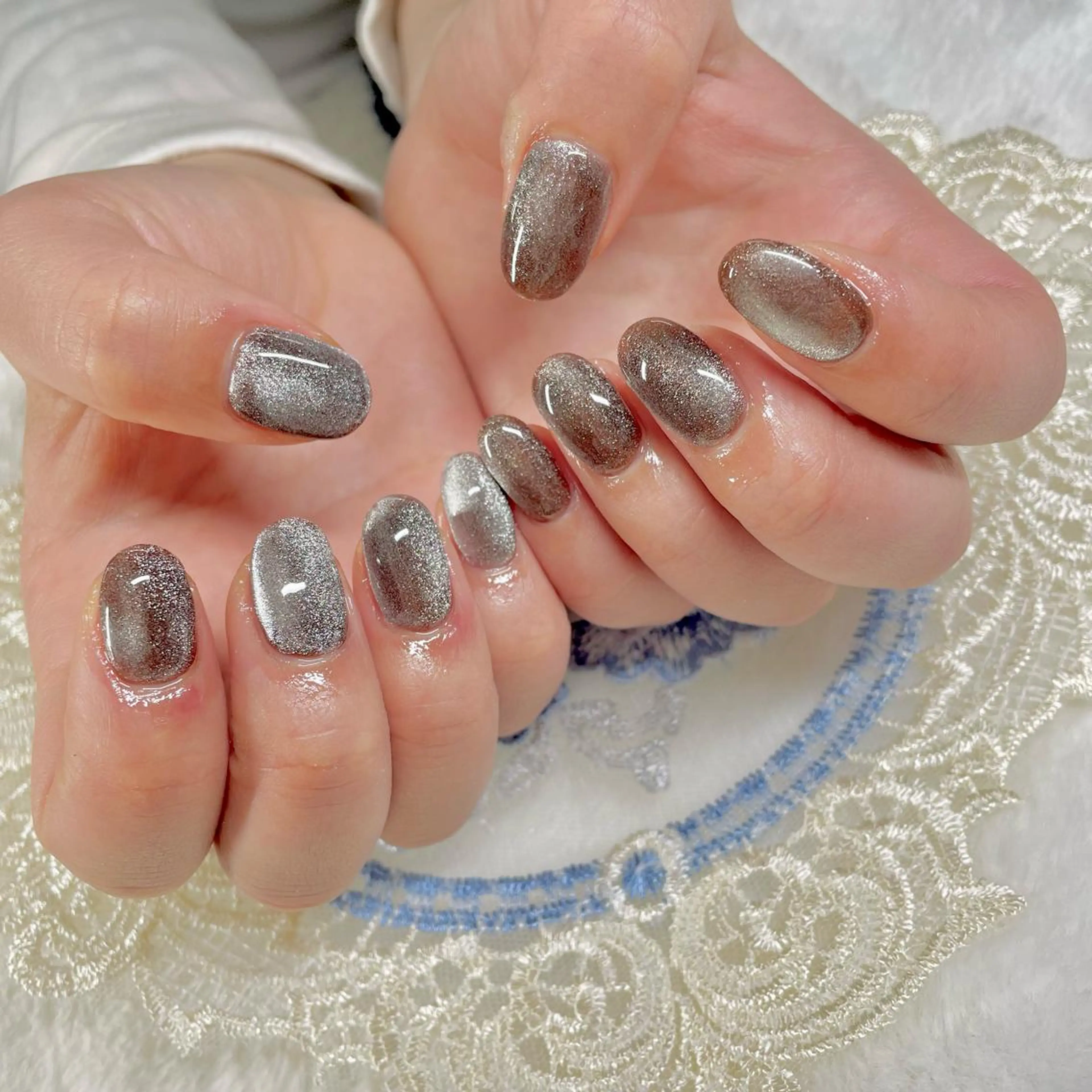 ネイル ジェルネイル マグネットネイル J terrace Nailのネイルデザイン