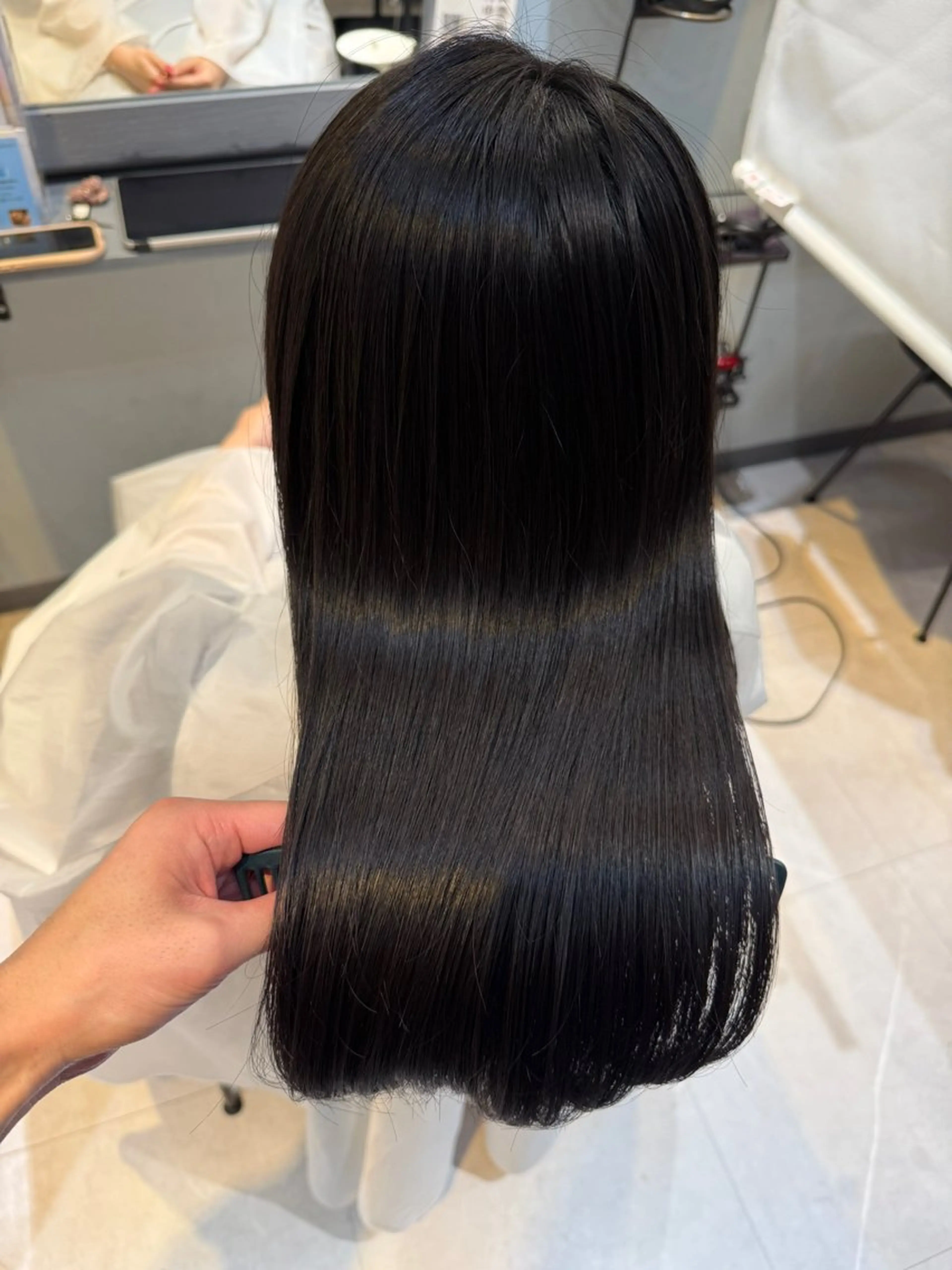 ロング 縮毛矯正 トリートメント 銀座・有楽町 かけるのヘアスタイル