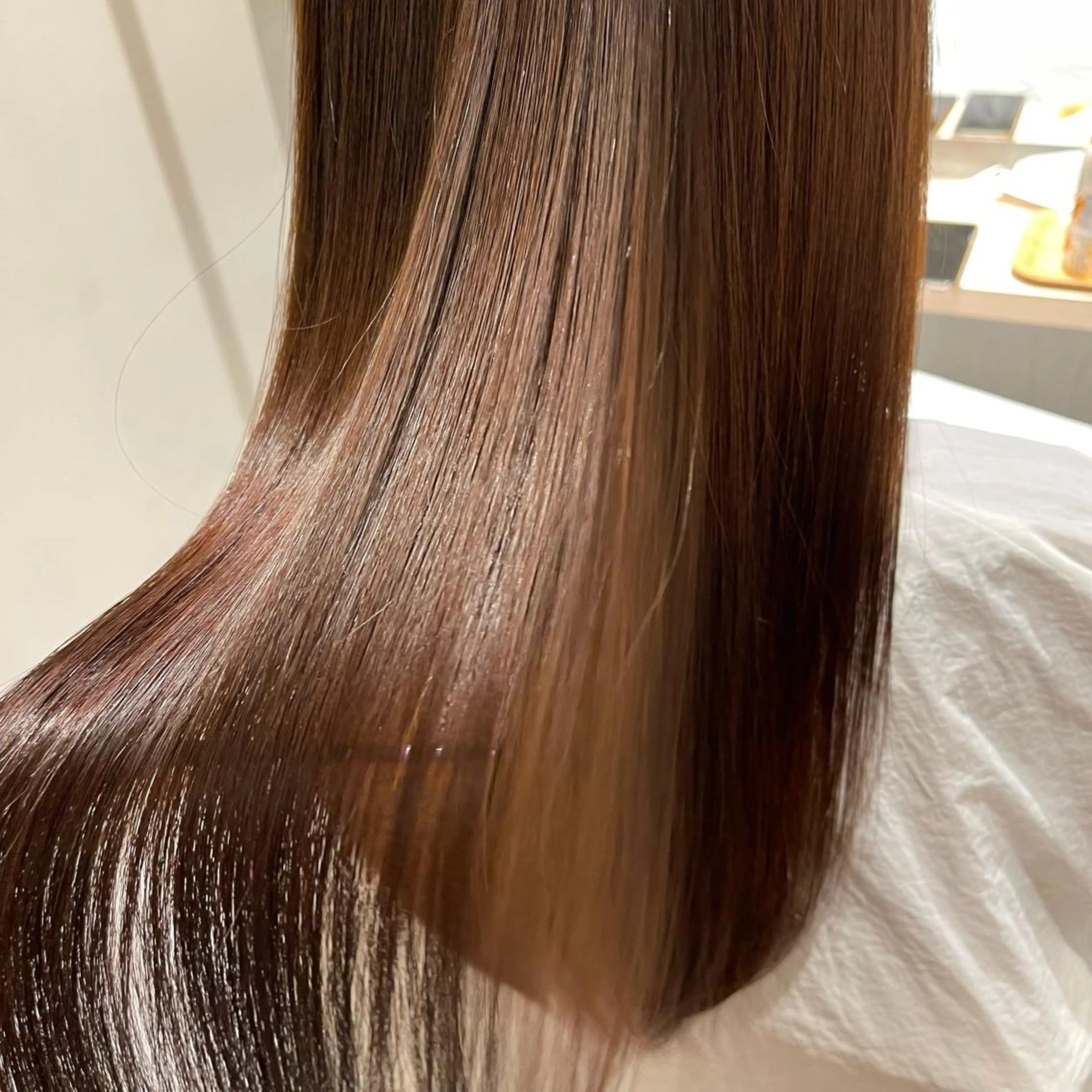 ロング カラー ヘアアレンジ 高井瑠華🌼 ストカールカット特化のヘアスタイル