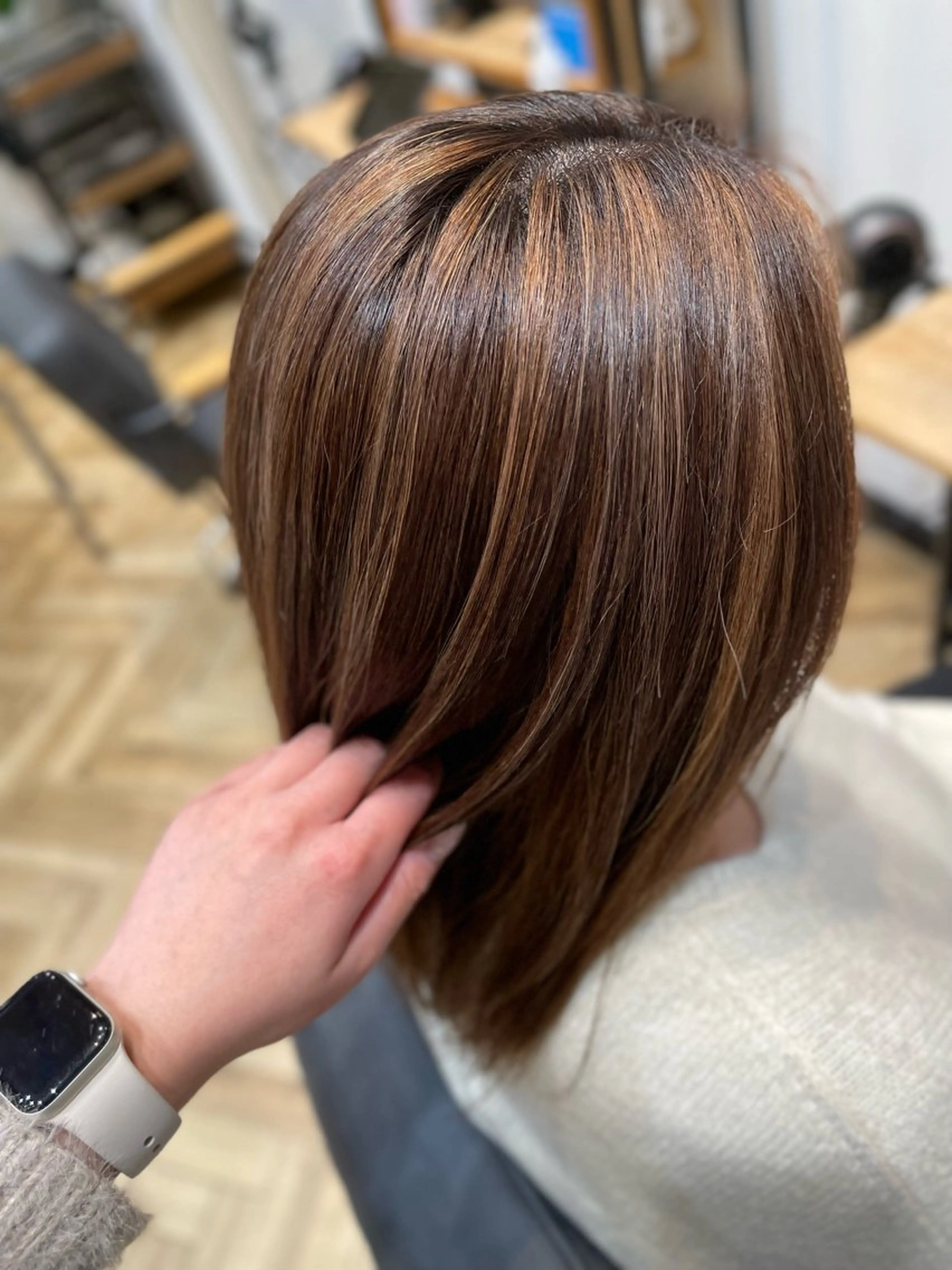 ハイライト+マルチケアトリートメント（ケアブリーチ込み）　※平日・土曜19:30 日曜・祝日18:30の写真